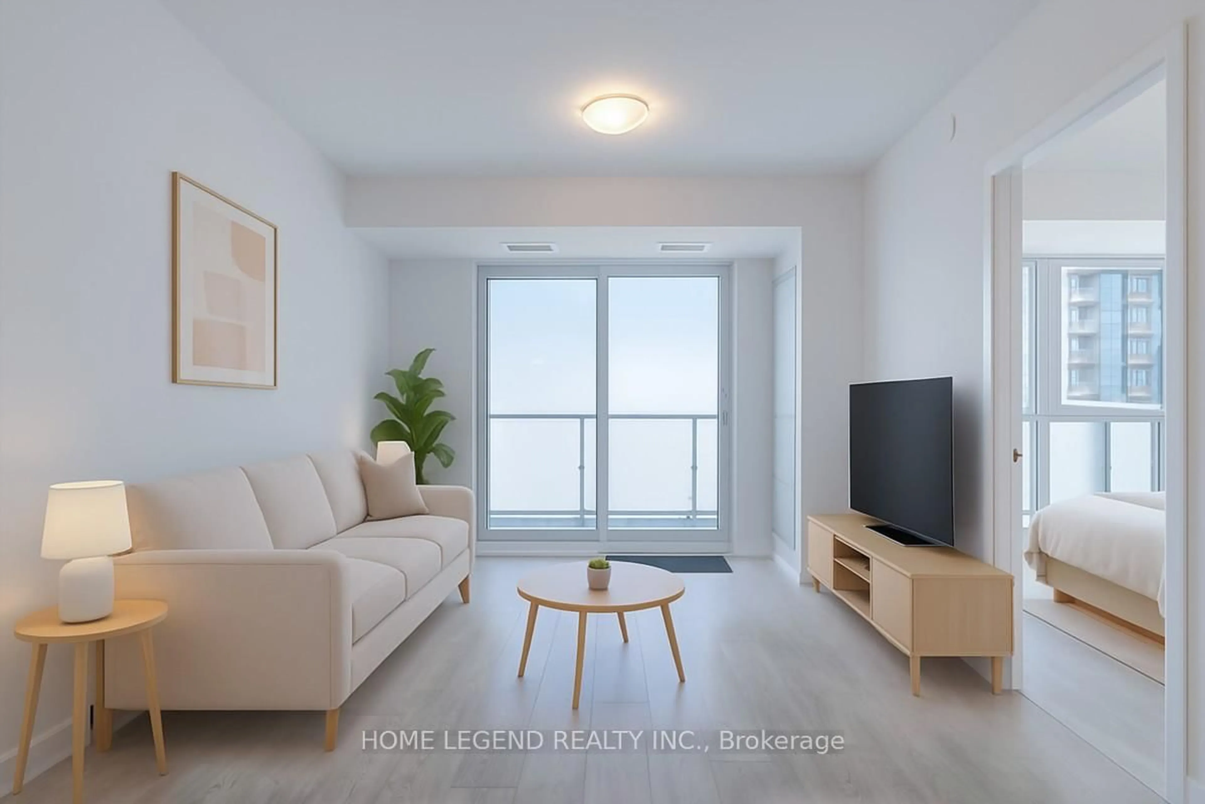 Living room with furniture, unknown for 2545 Simcoe St #1208, Oshawa Ontario L1L 0W3