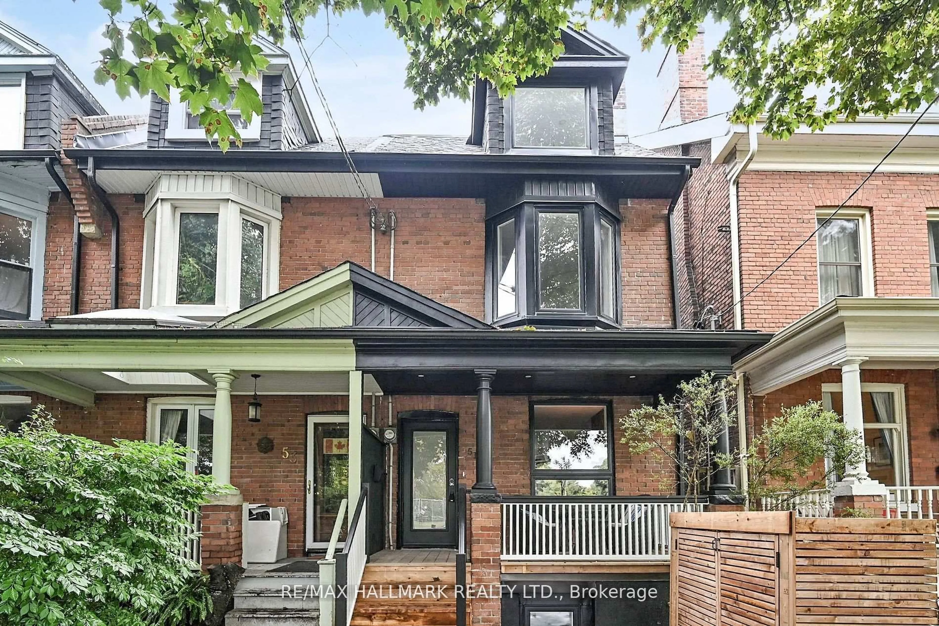 Home with brick exterior material, street for 51 Withrow Ave, Toronto Ontario M4K 1C8
