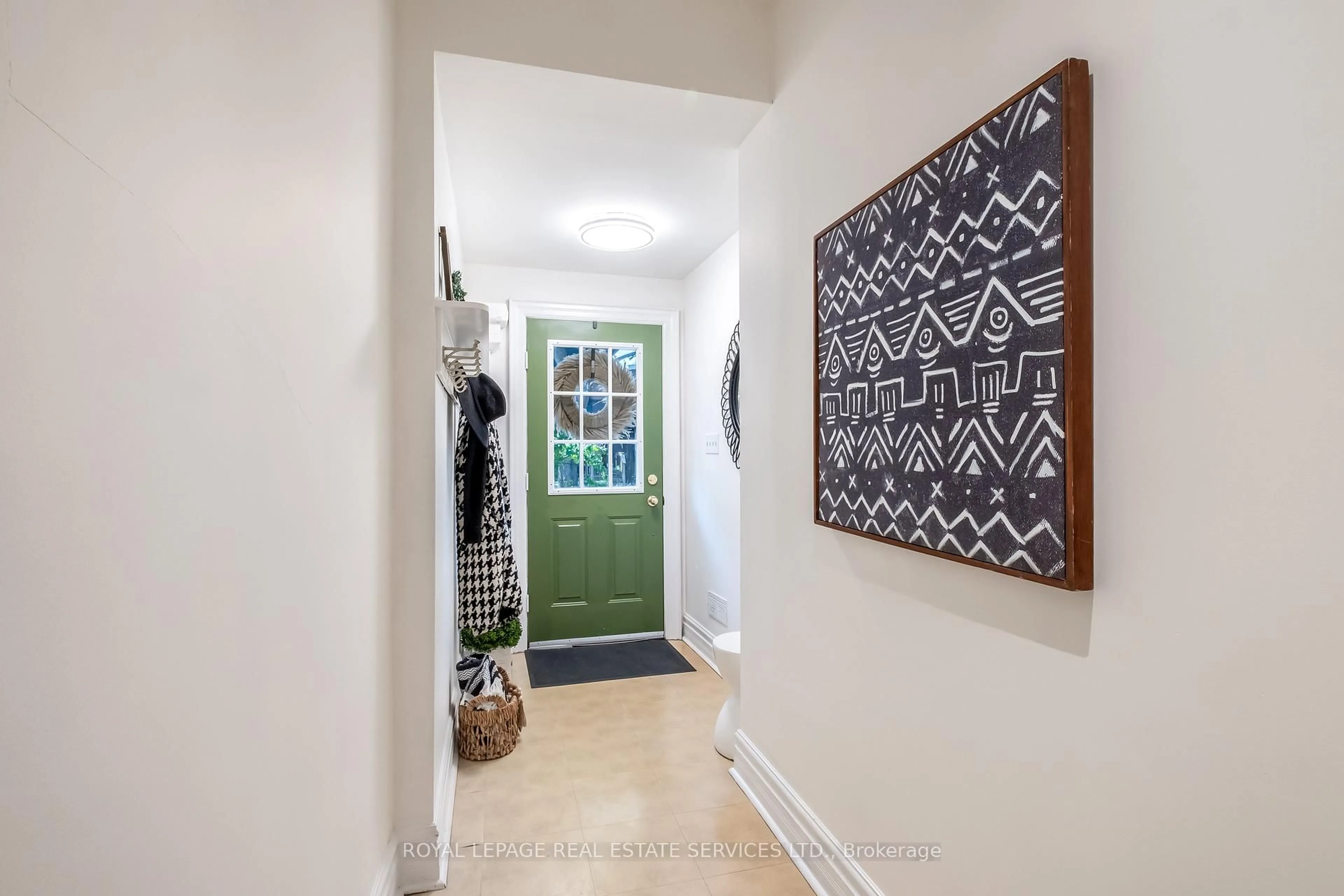 Indoor entryway for 65 Drayton Ave, Toronto Ontario M4C 3L8