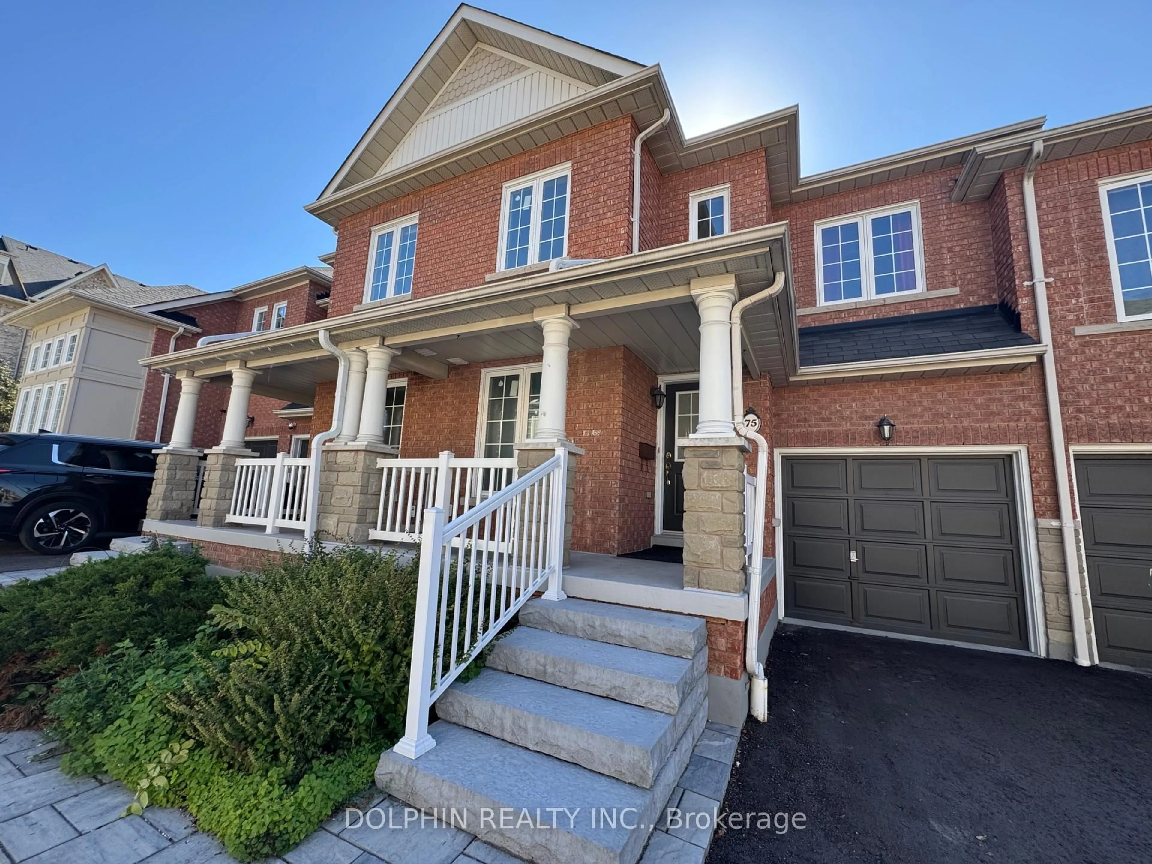 Home with brick exterior material, street for 75 Torr Lane, Ajax Ontario L1S 7N2