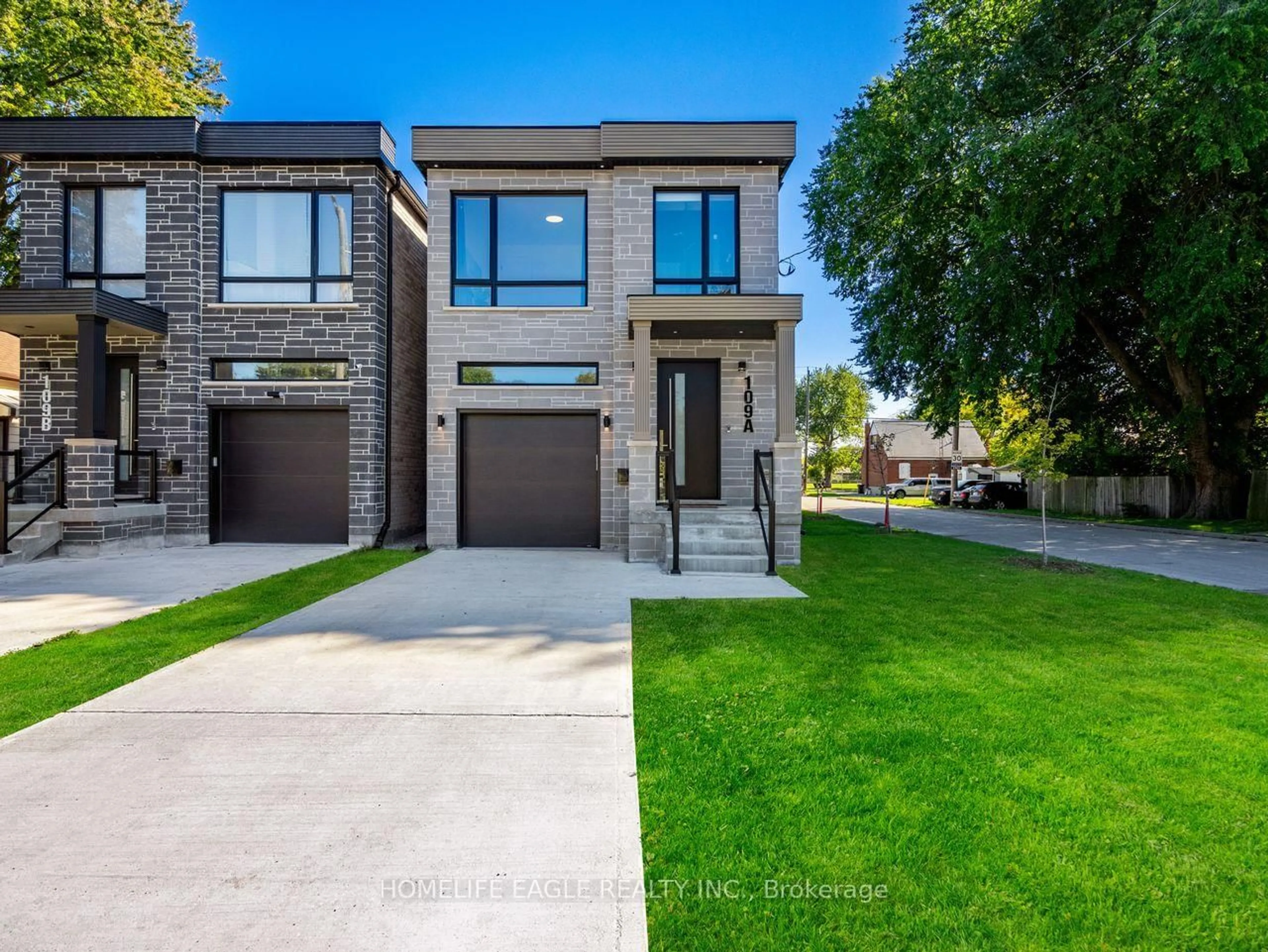 Home with brick exterior material, street for 109A Heale Ave, Toronto Ontario M1N 3Y2