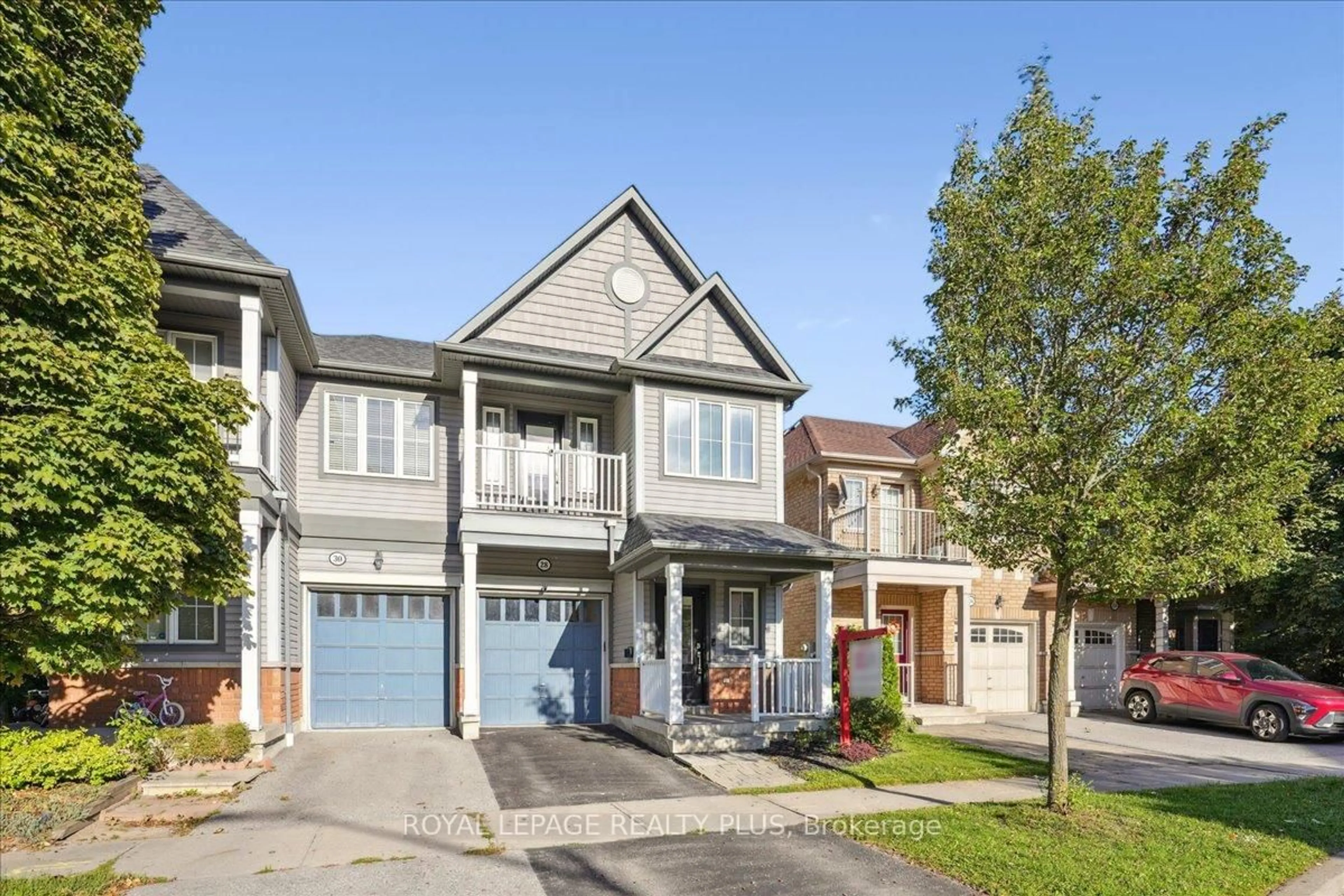 Home with brick exterior material, street for 28 Aldonschool Crt, Ajax Ontario L1S 0C5