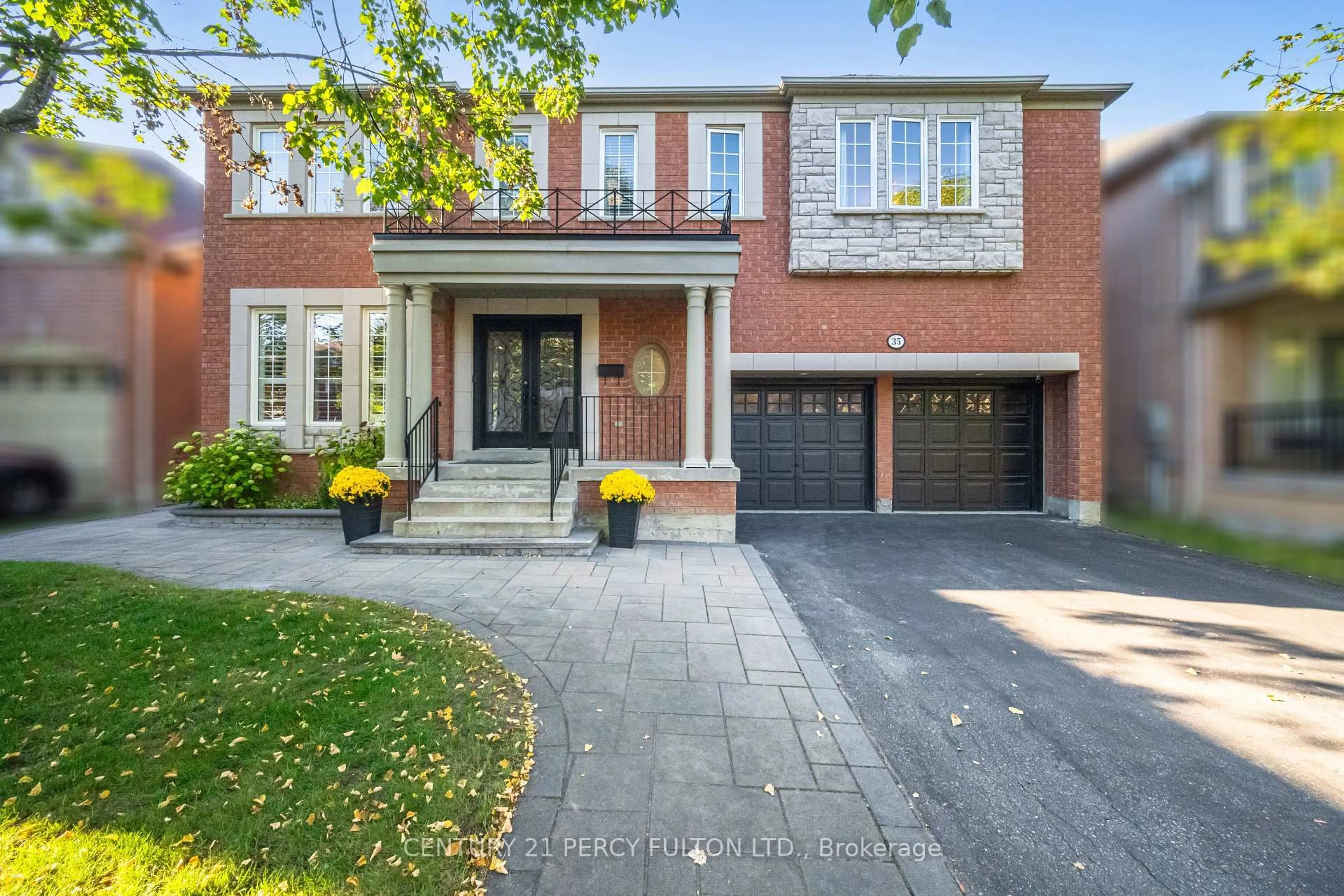 Home with brick exterior material, street for 35 Goodhart Cres, Ajax Ontario L1T 4H9
