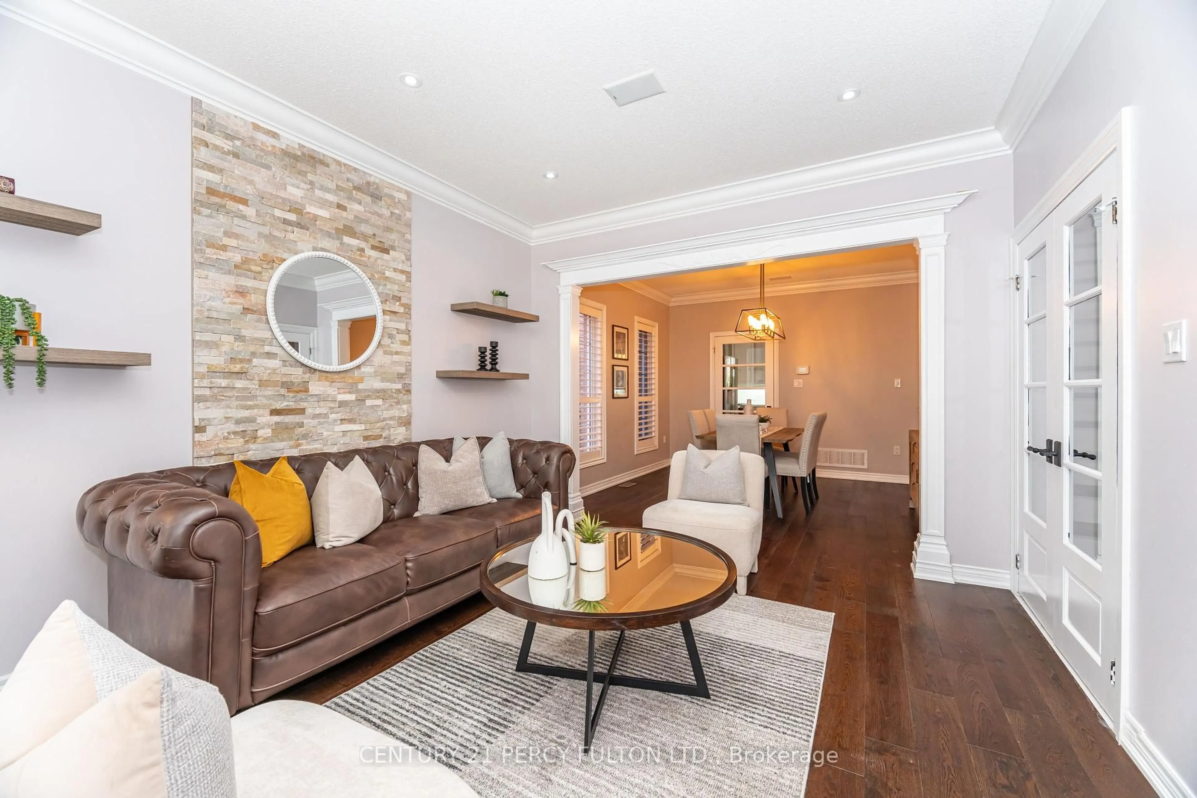 Living room with furniture, unknown for 35 Goodhart Cres, Ajax Ontario L1T 4H9