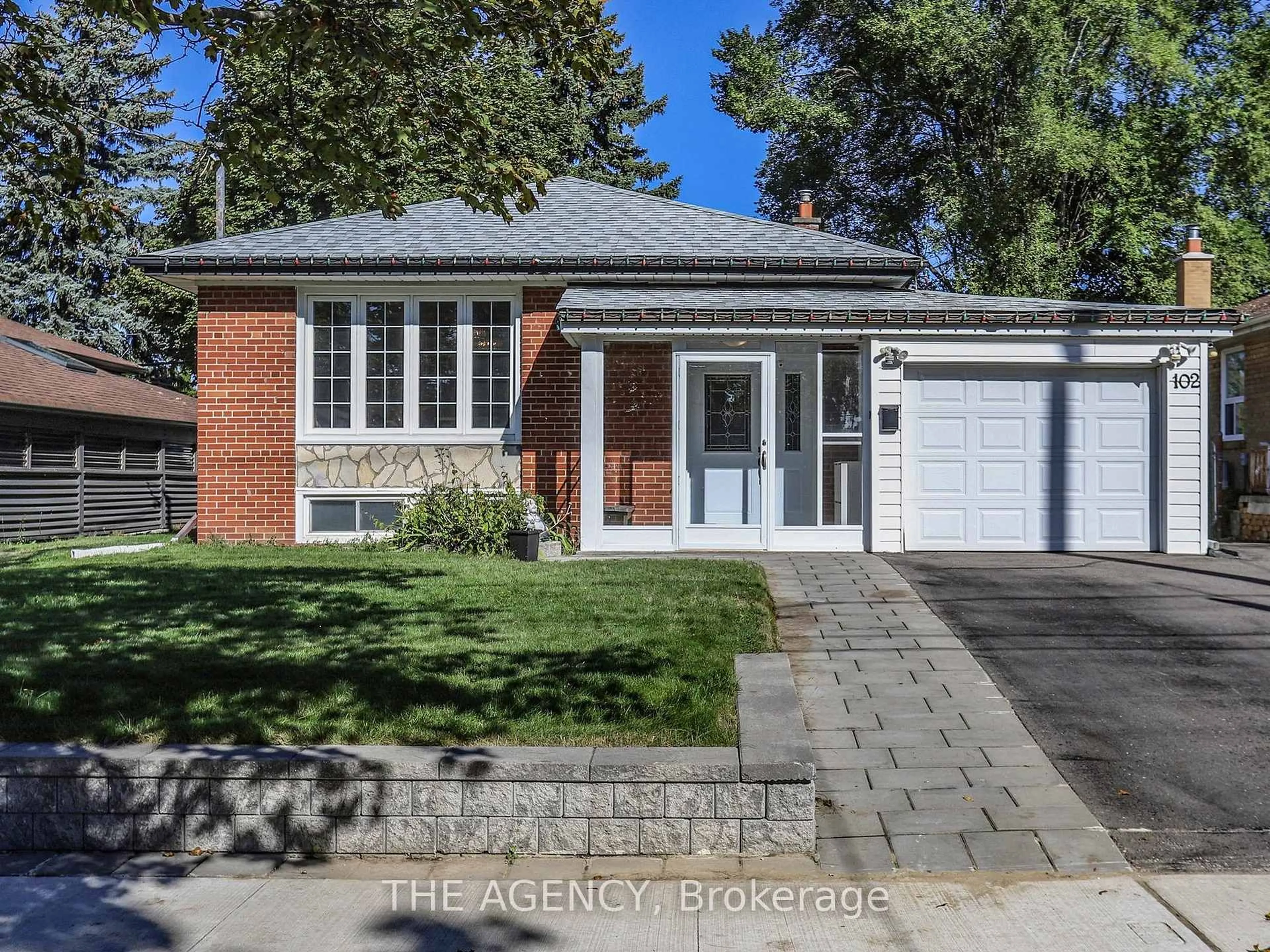 Home with brick exterior material, street for 102 Meldazy Dr, Toronto Ontario M1P 4G3
