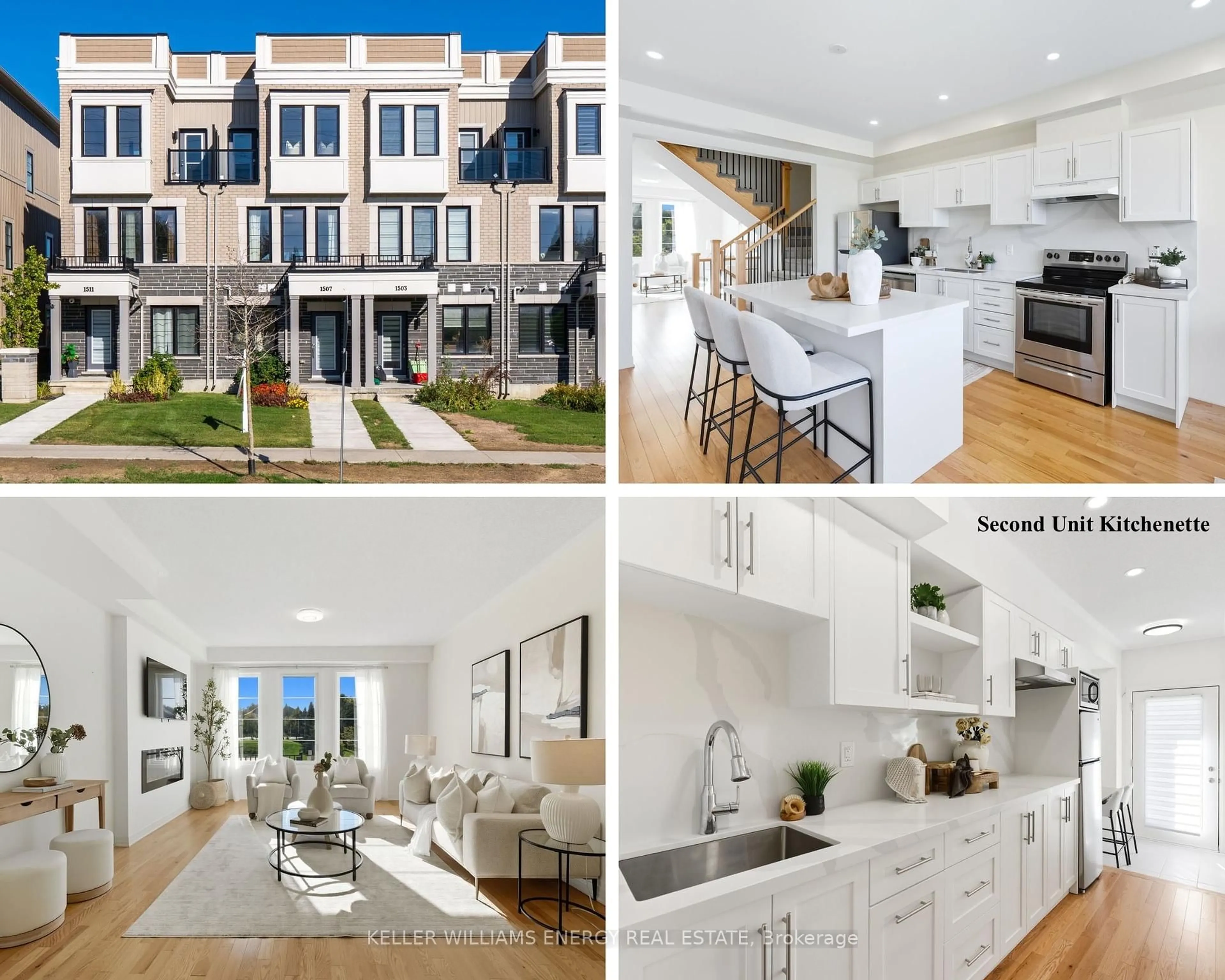 Open concept kitchen, unknown for 1507 Green Rd, Clarington Ontario L1C 7E8