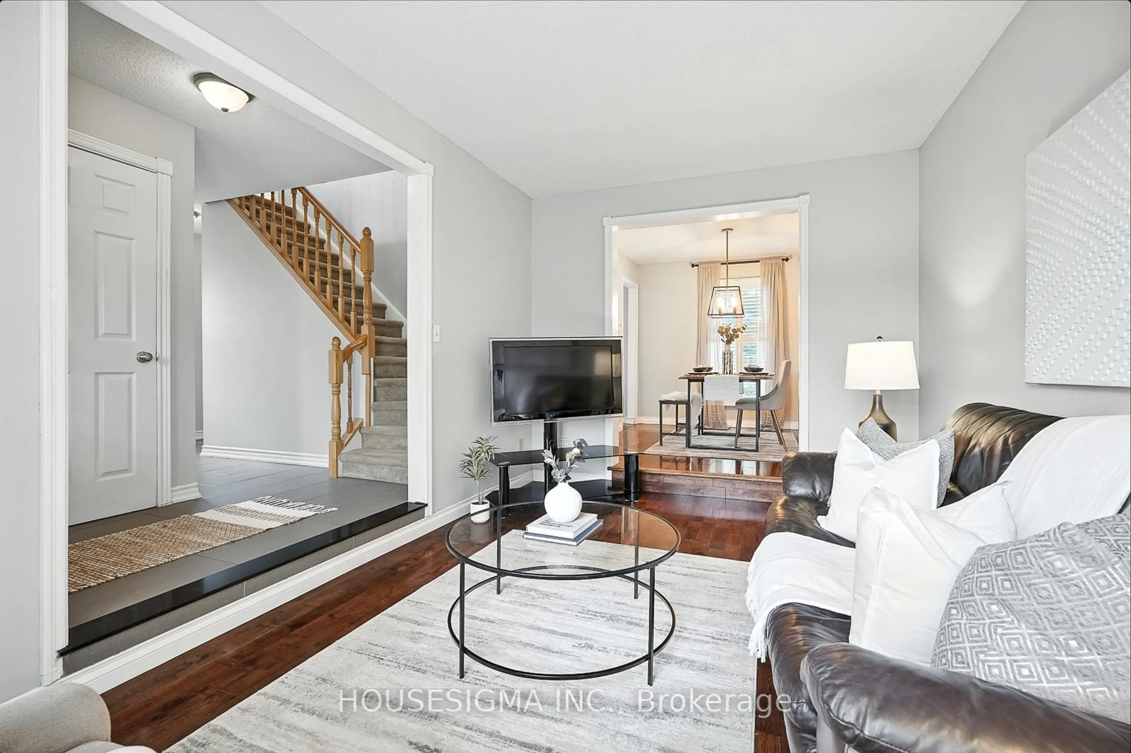 Living room with furniture, unknown for 47 Winston Cres, Whitby Ontario L1N 6Y3