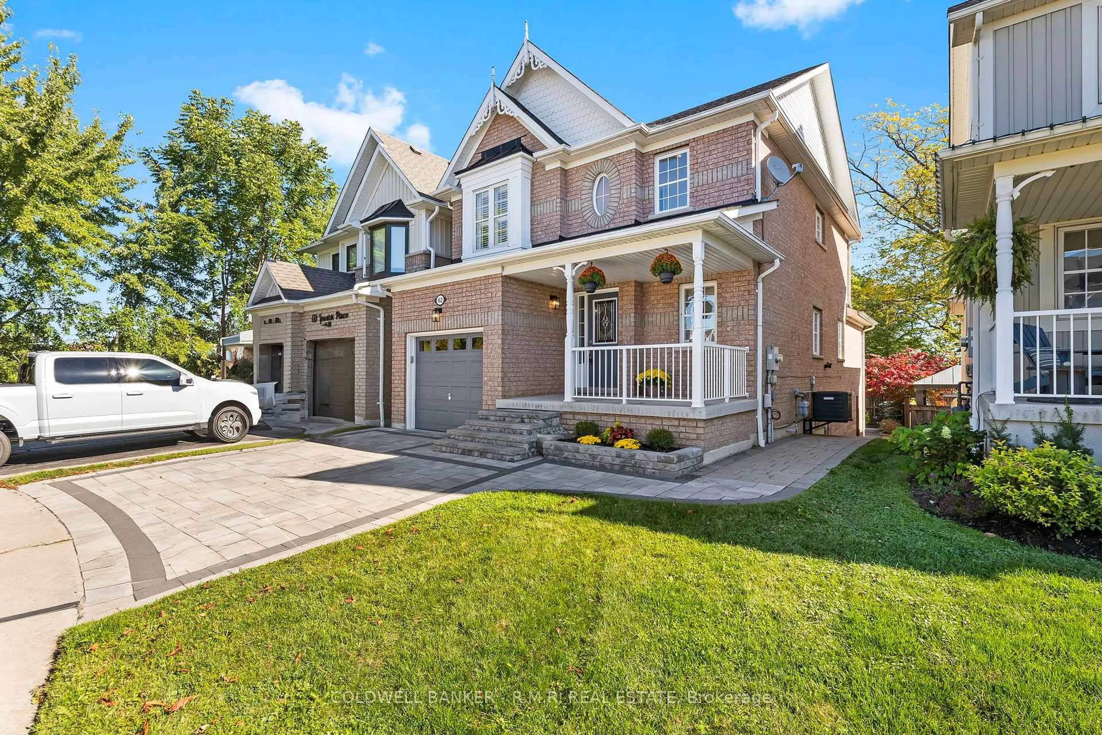 Home with brick exterior material, street for 62 Ipswich Pl, Whitby Ontario L1M 2K2