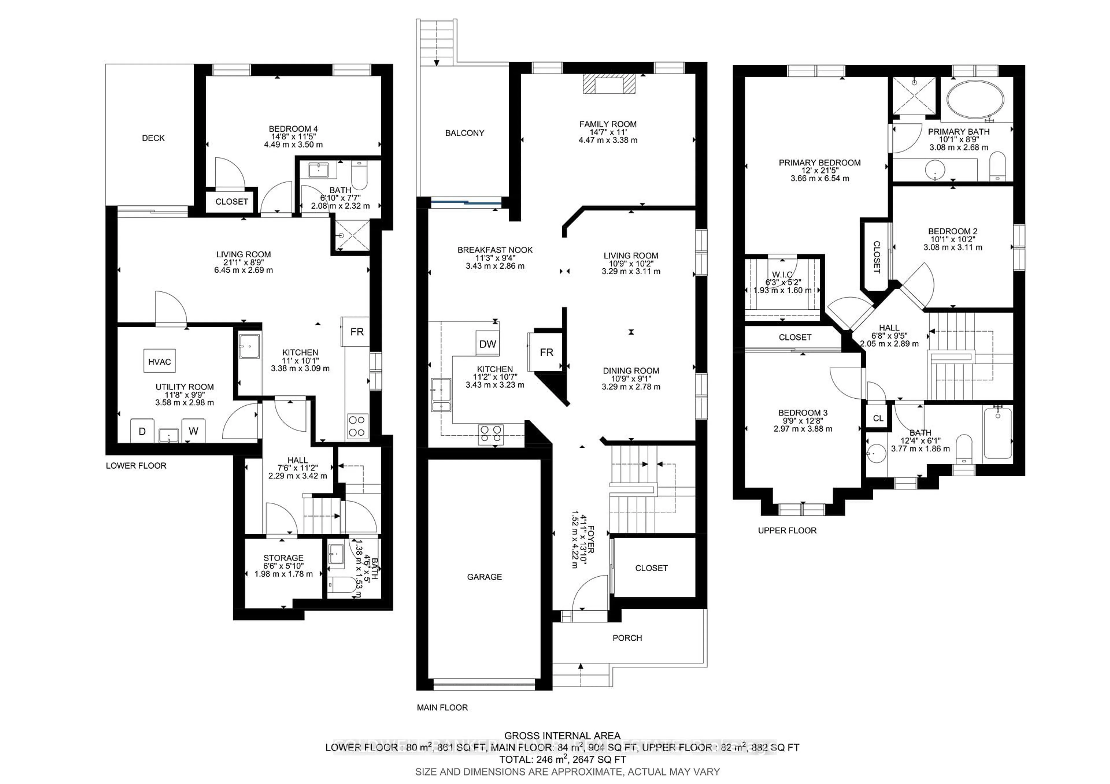Floor plan for 62 Ipswich Pl, Whitby Ontario L1M 2K2