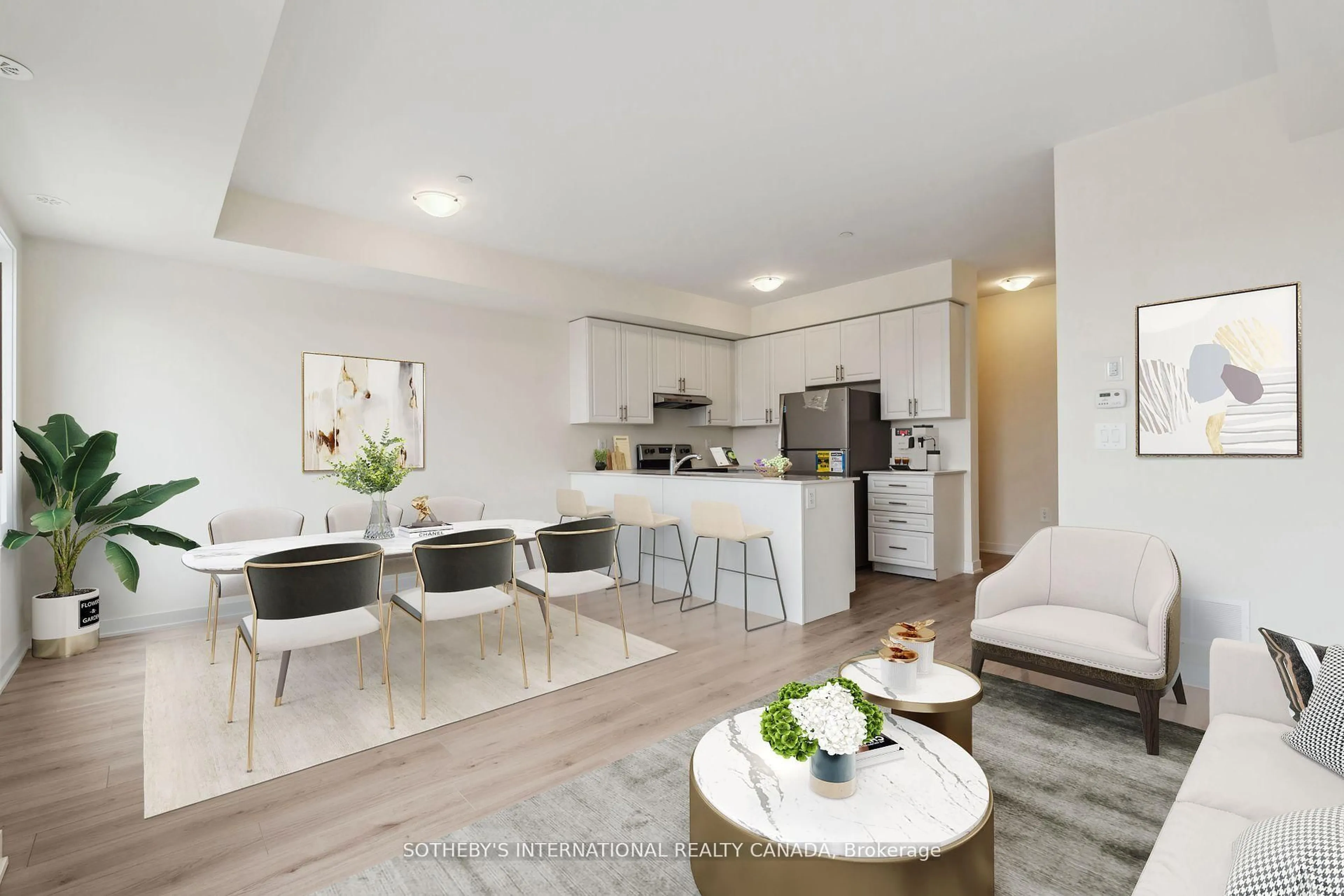 Open concept kitchen, unknown for 1695 Dersan St #204, Pickering Ontario L1V 2P8