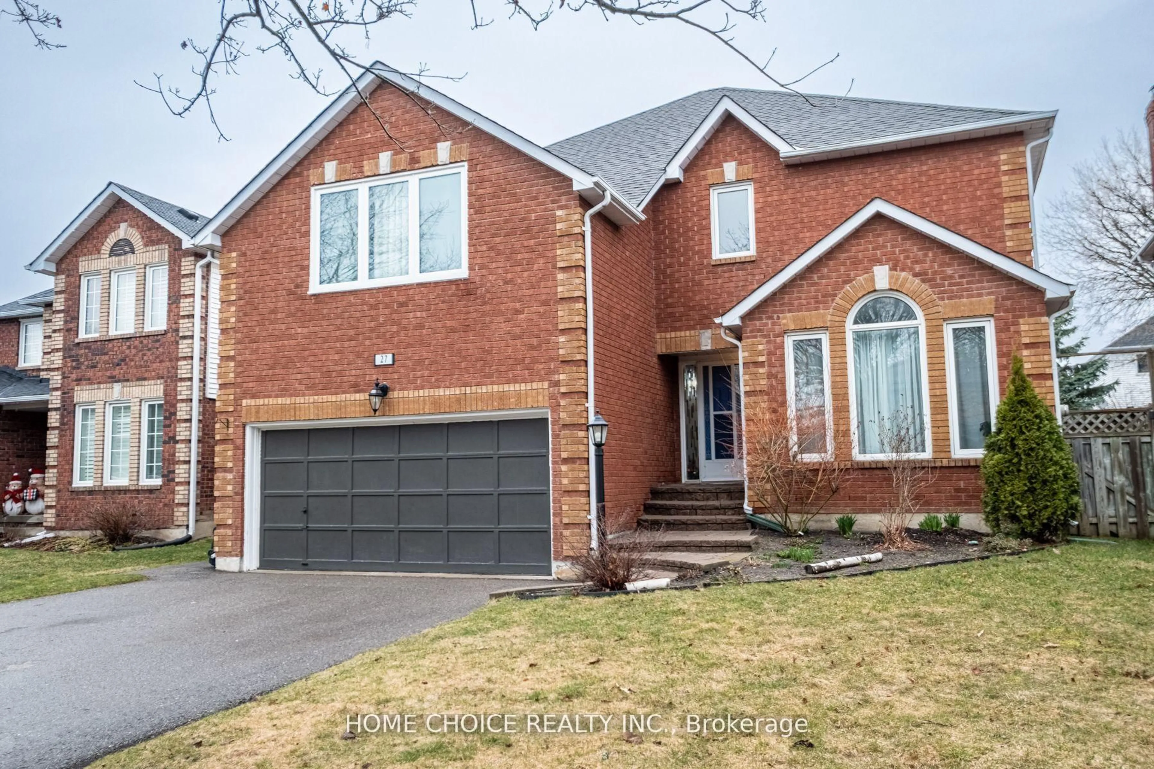 Home with brick exterior material, street for 27 Doncaster Cres, Clarington Ontario L1B 1E8