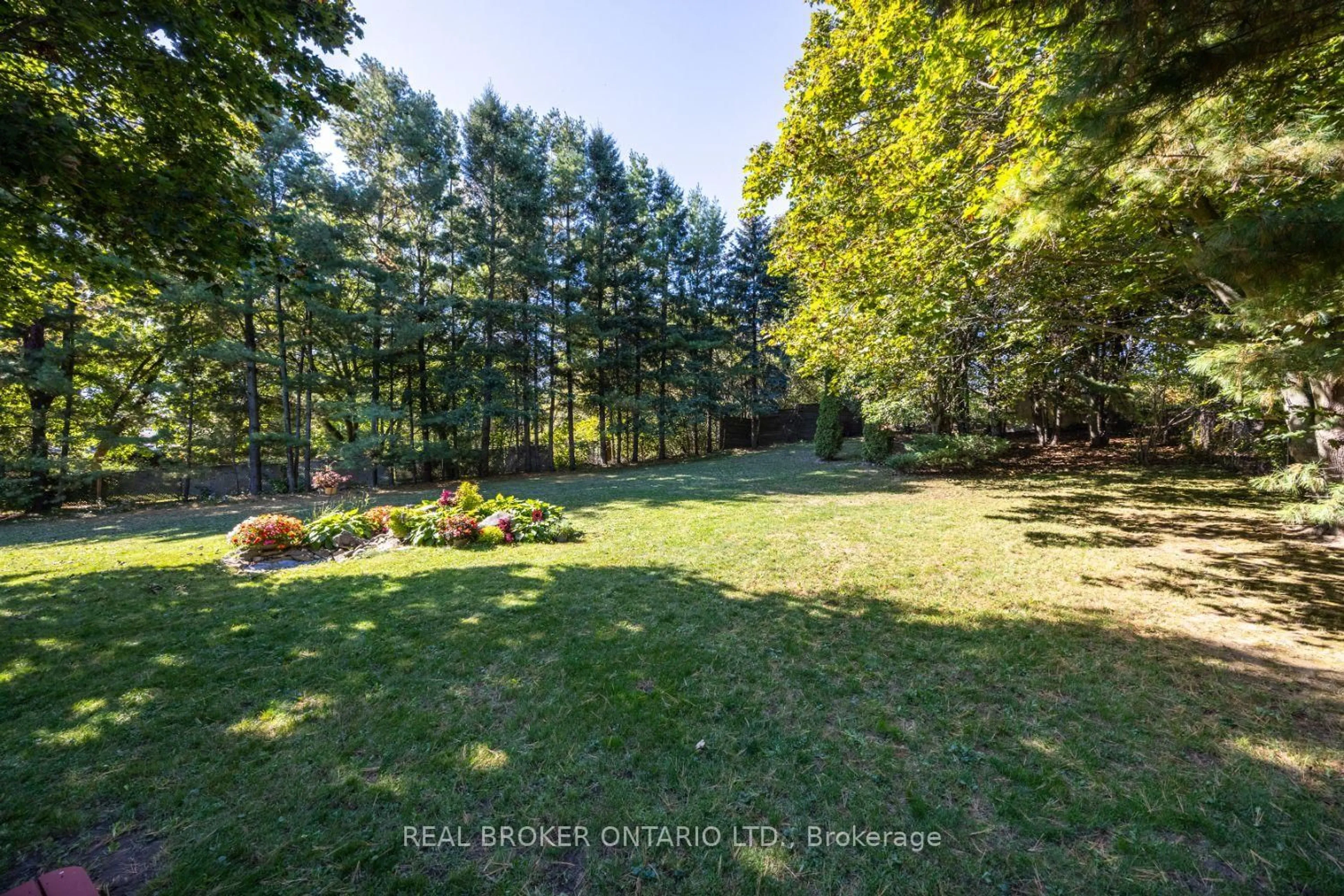 A pic from outside/outdoor area/front of a property/back of a property/a pic from drone, forest/trees view for 6 Andrew Crt, Clarington Ontario L1B 1J5