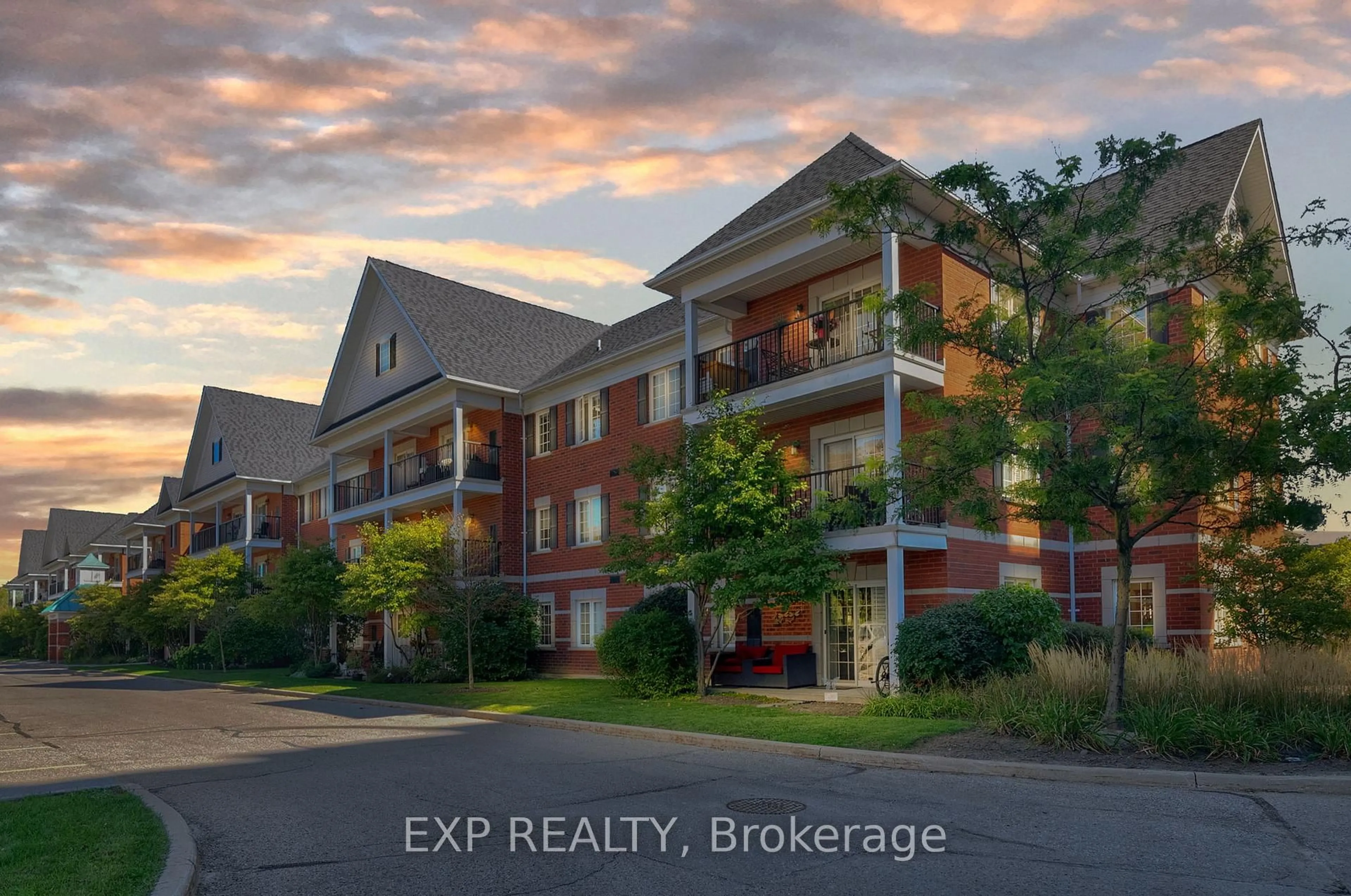 A pic from outside/outdoor area/front of a property/back of a property/a pic from drone, building for 61 Clarington Blvd #305, Clarington Ontario L1C 0H6