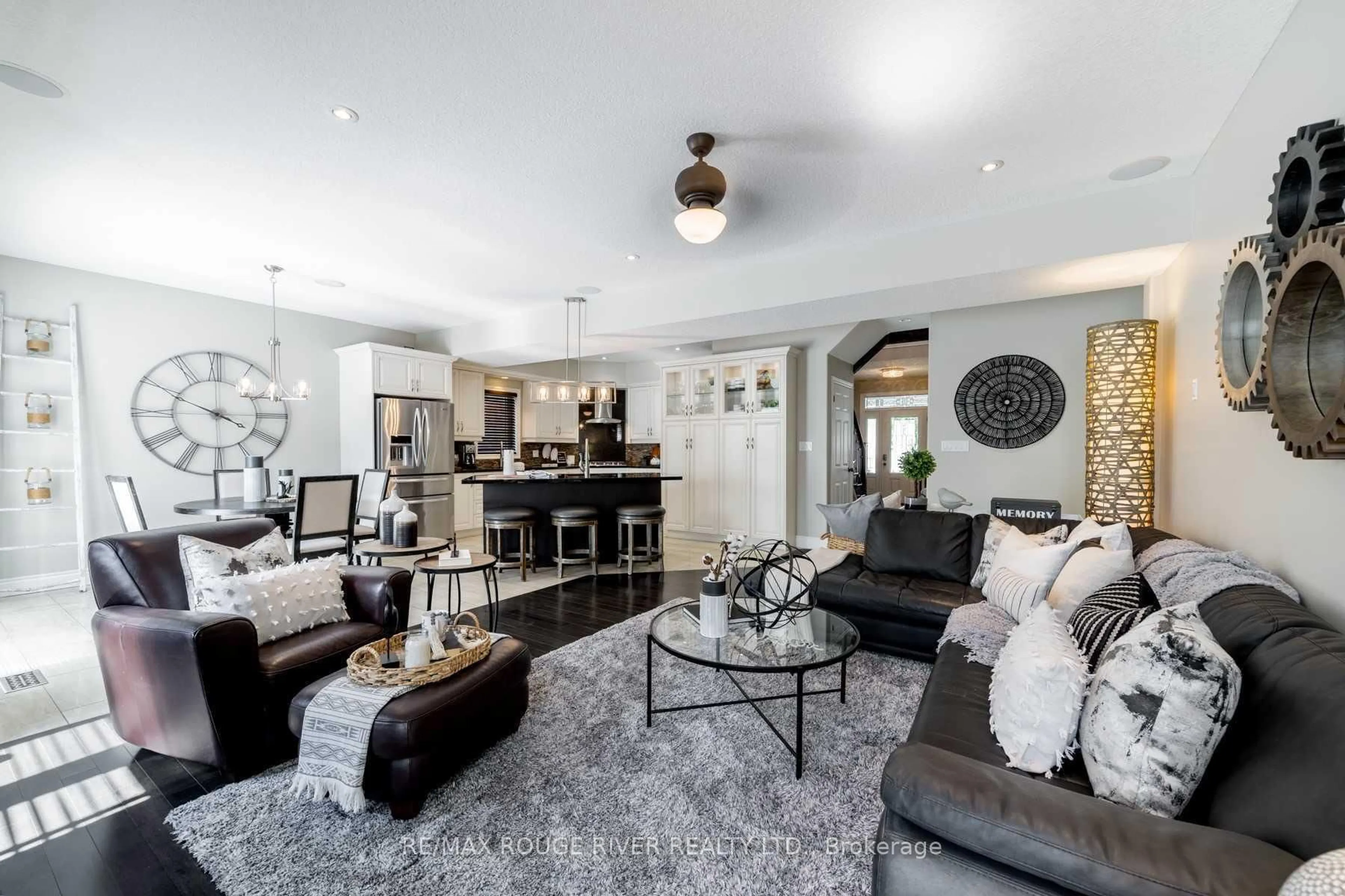 Living room with furniture, unknown for 31 Corvinelli Dr, Whitby Ontario L1M 0G7