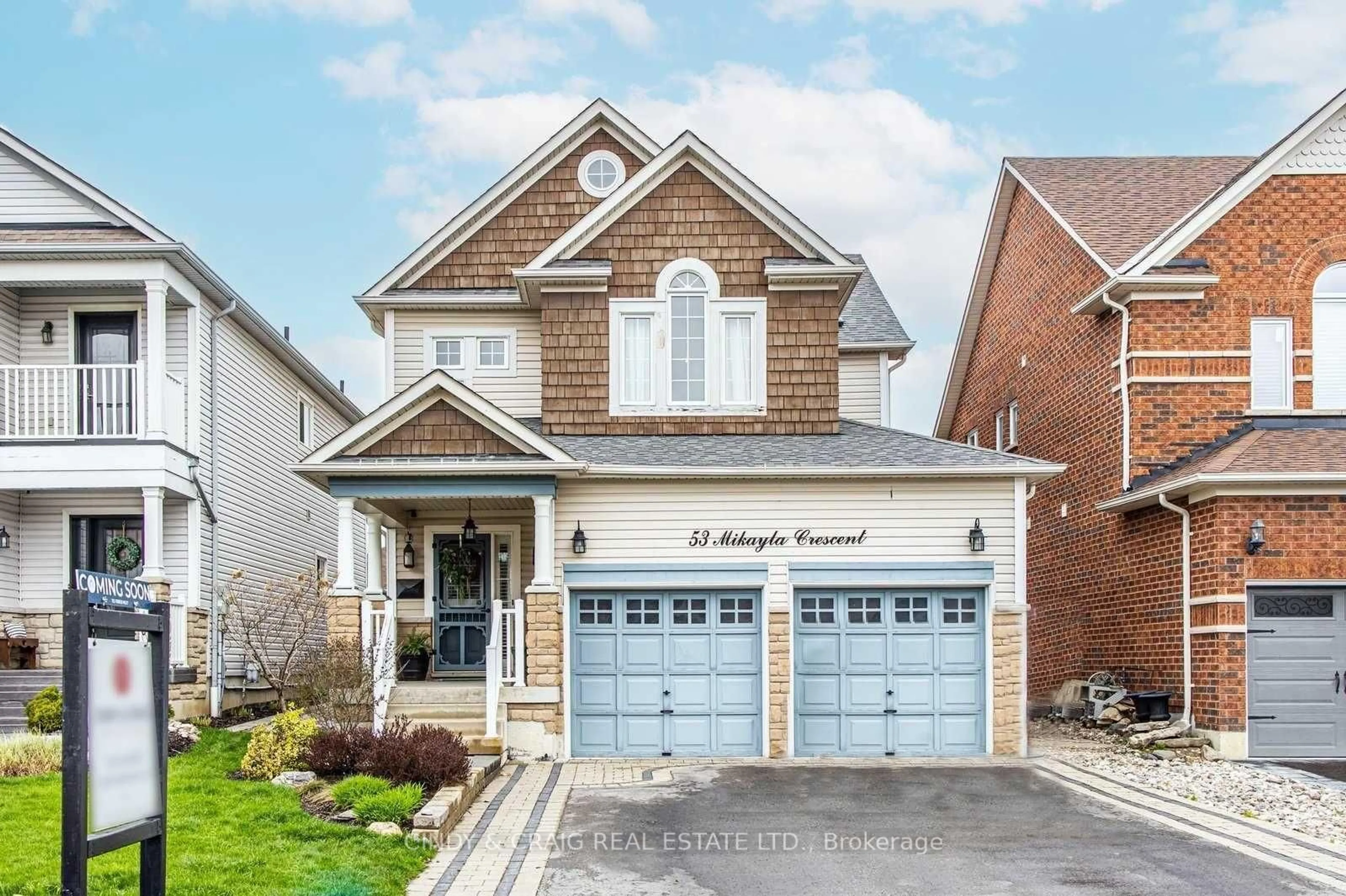Home with brick exterior material, street for 53 Mikayla Cres, Whitby Ontario L1M 2J1