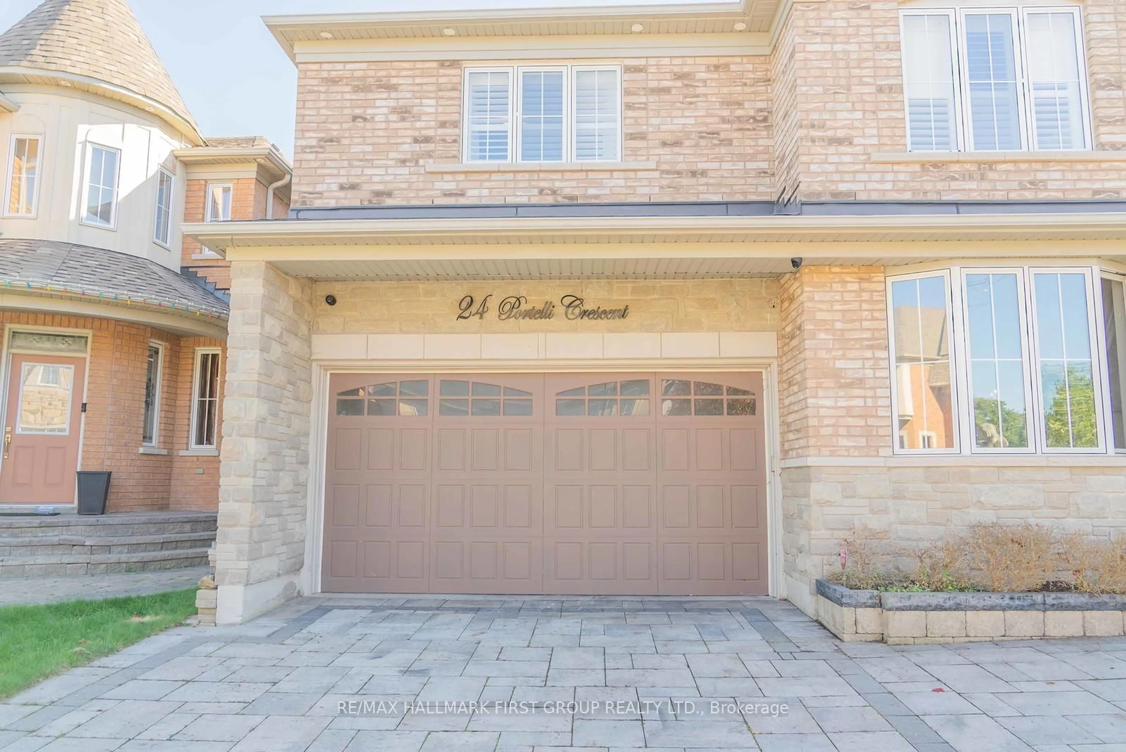 Home with brick exterior material, street for 24 Portelli Cres, Ajax Ontario L1Z 0C3