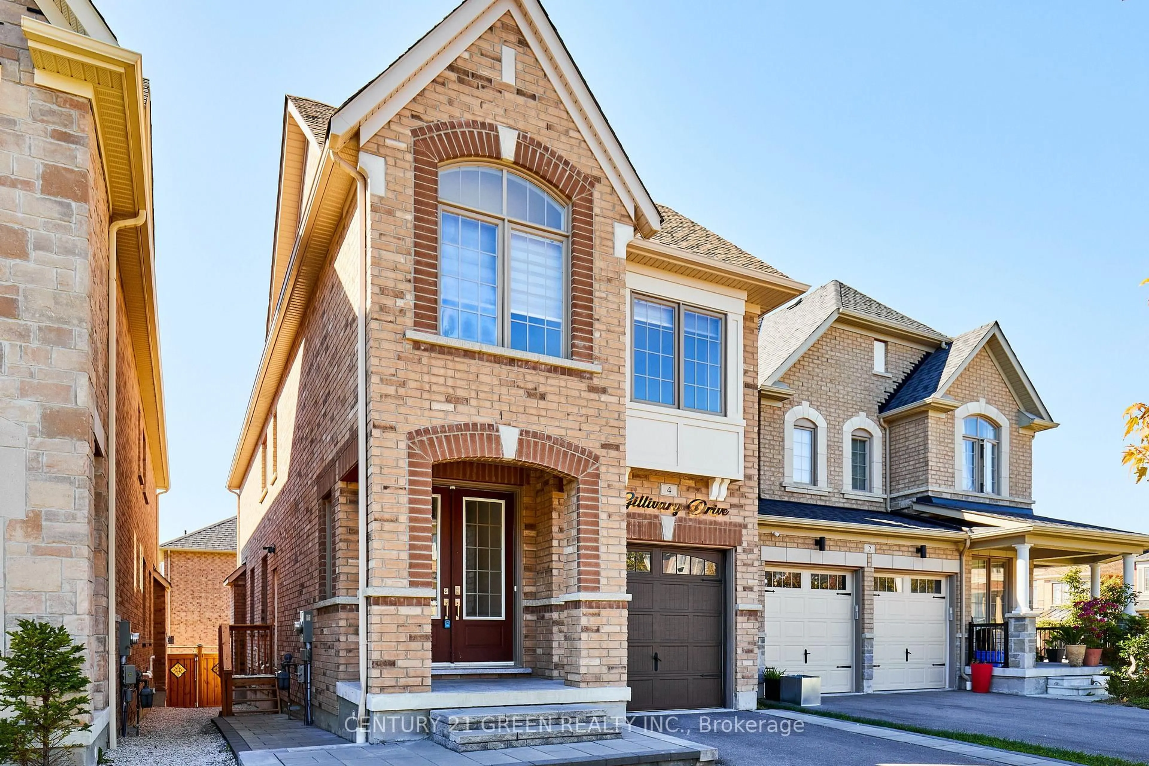 Home with brick exterior material, street for 4 Gillivary Dr, Whitby Ontario L1P 0C9