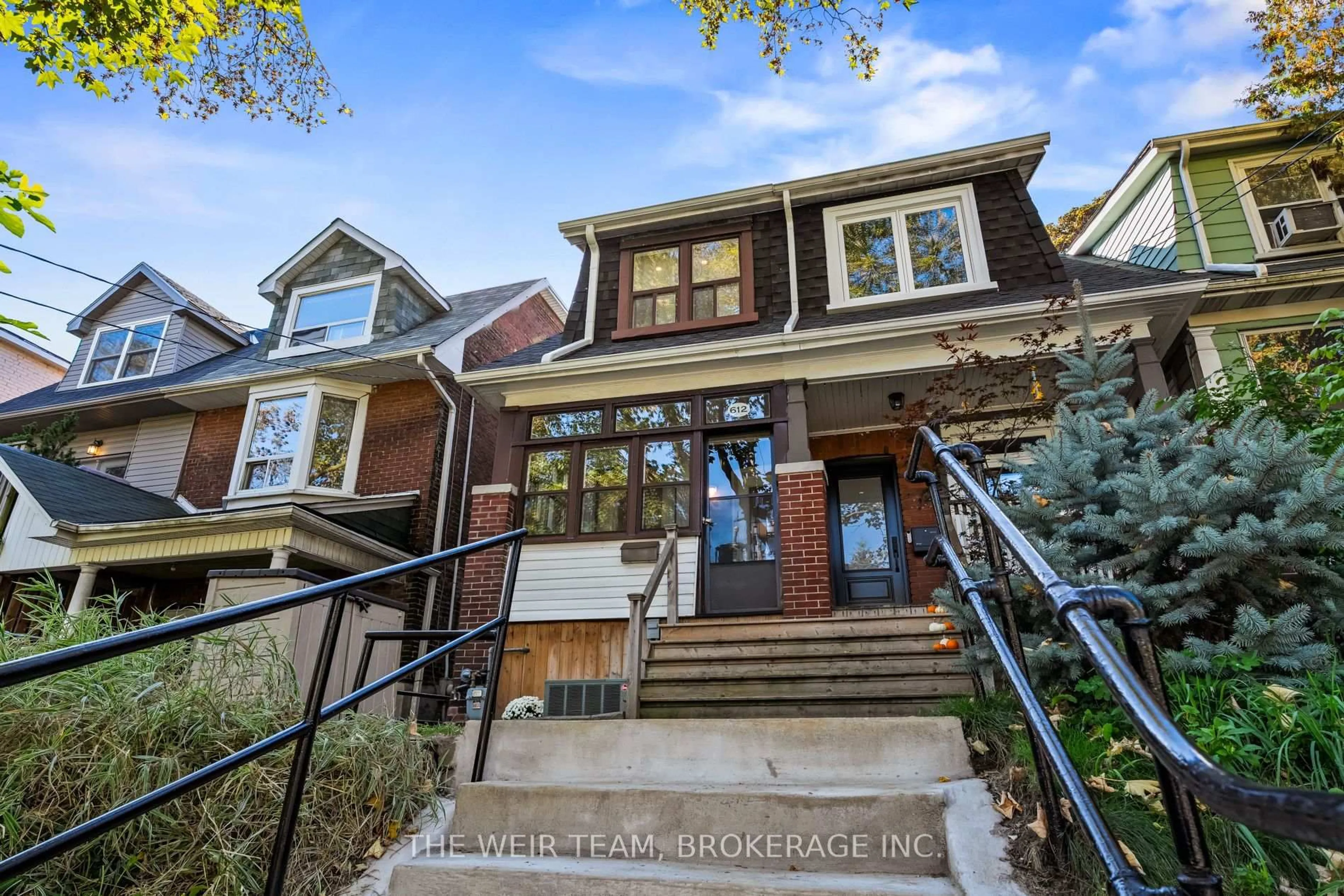 Home with brick exterior material, street for 612 Woodbine Ave, Toronto Ontario M4E 2J1