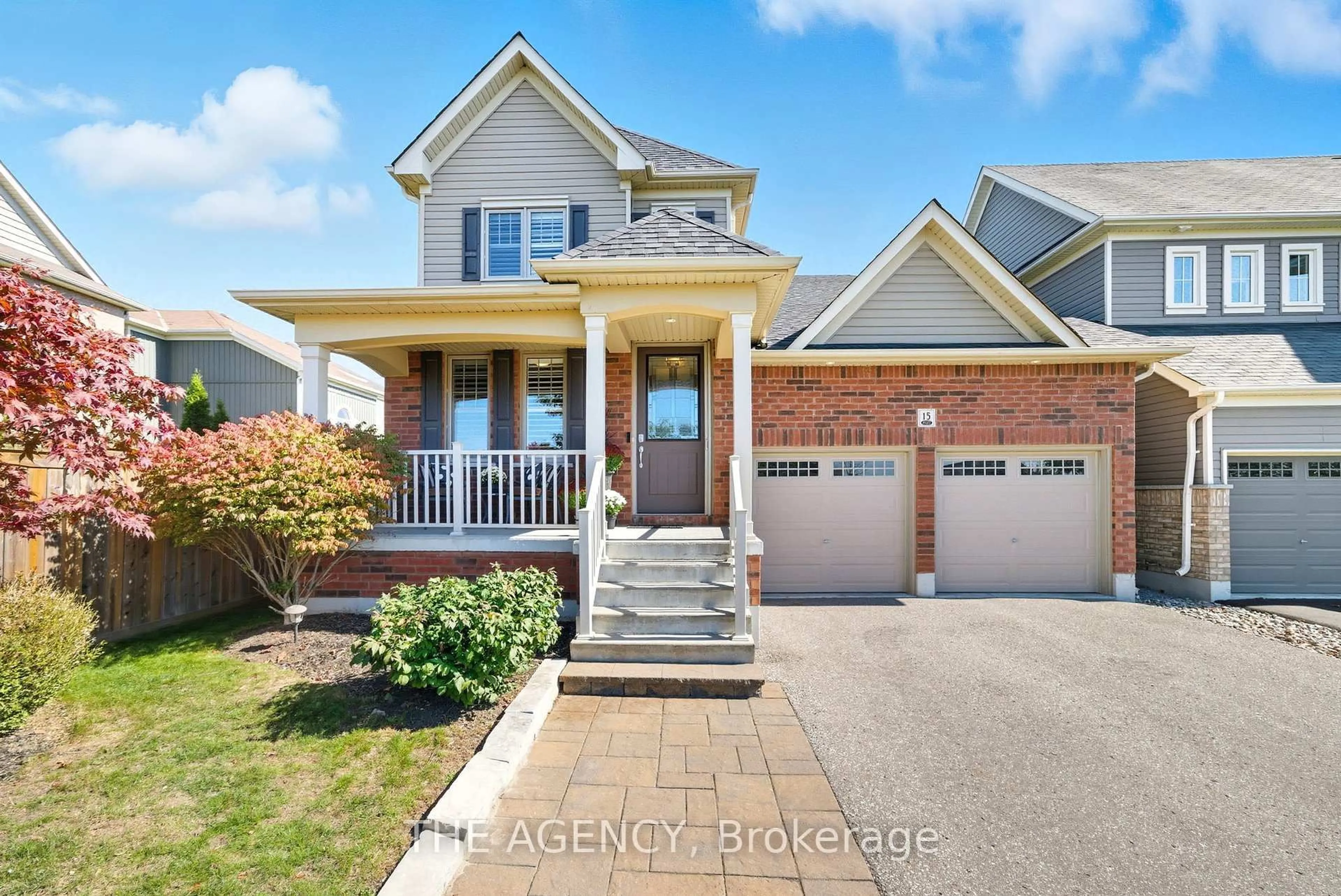 Home with brick exterior material, street for 15 Carl Raby St, Clarington Ontario L1C 3K7