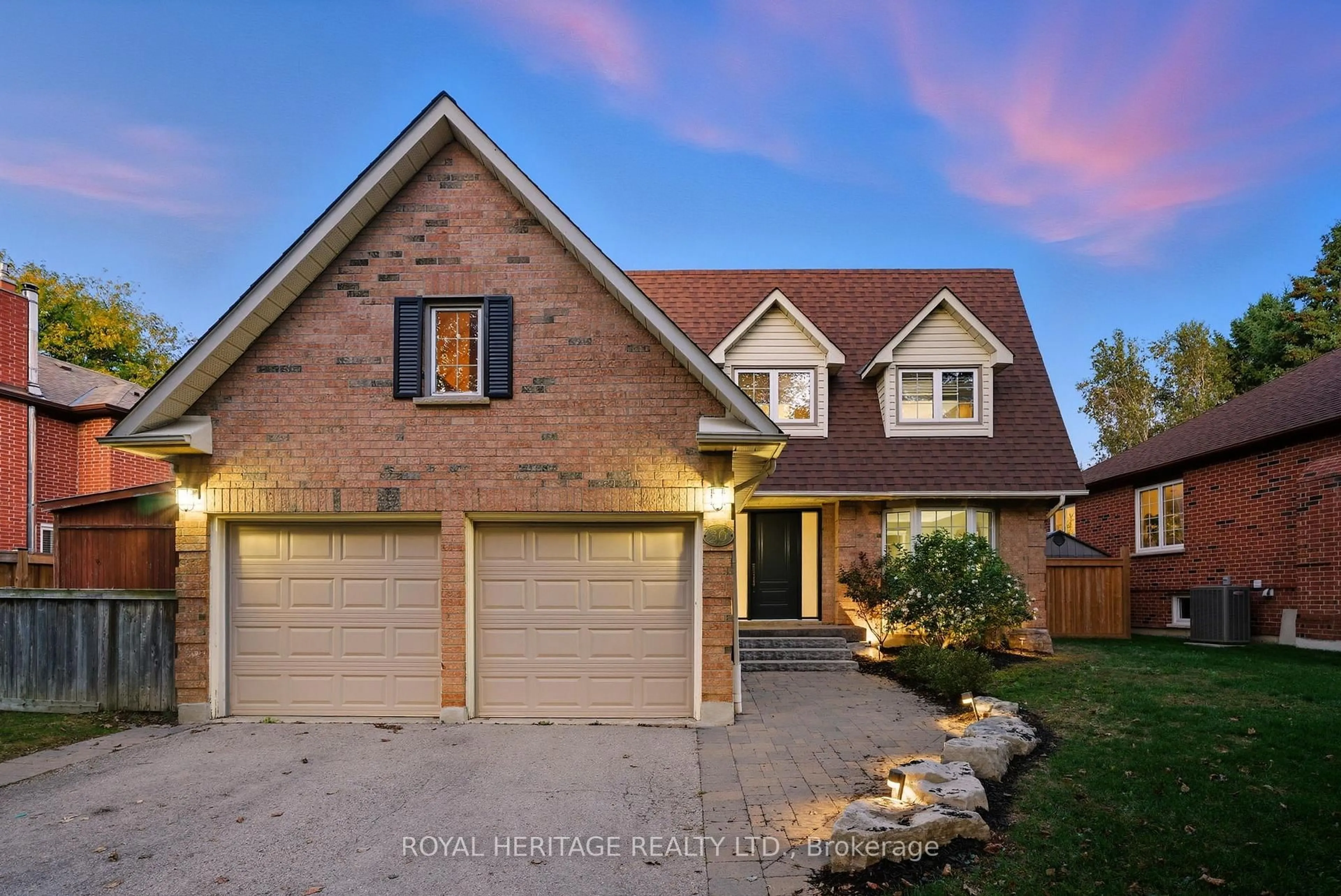 Home with brick exterior material, street for 30 Chatsworth Cres, Whitby Ontario L1R 1J3