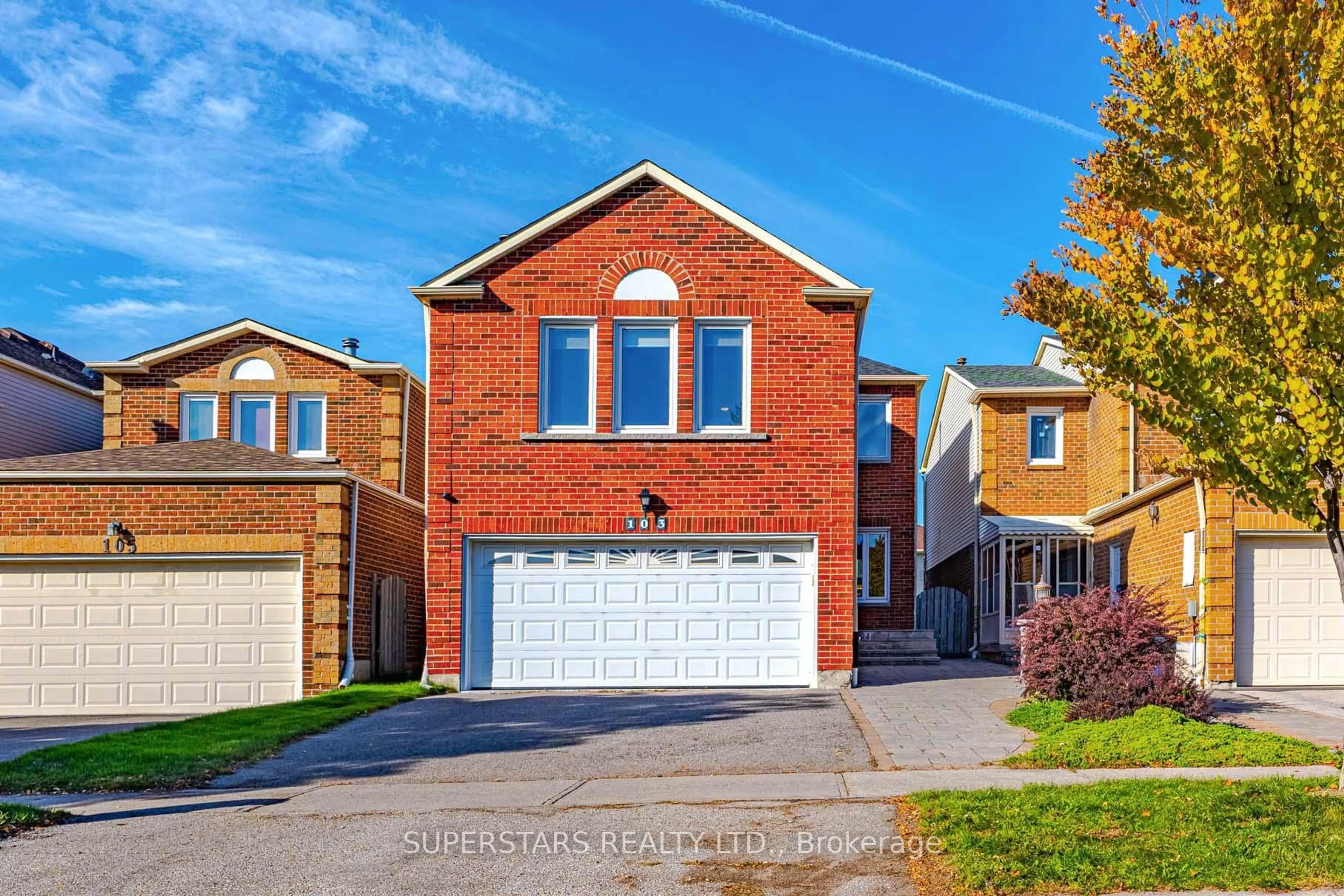 Home with brick exterior material, street for 103 New Forest Sq, Toronto Ontario M1V 2Z6