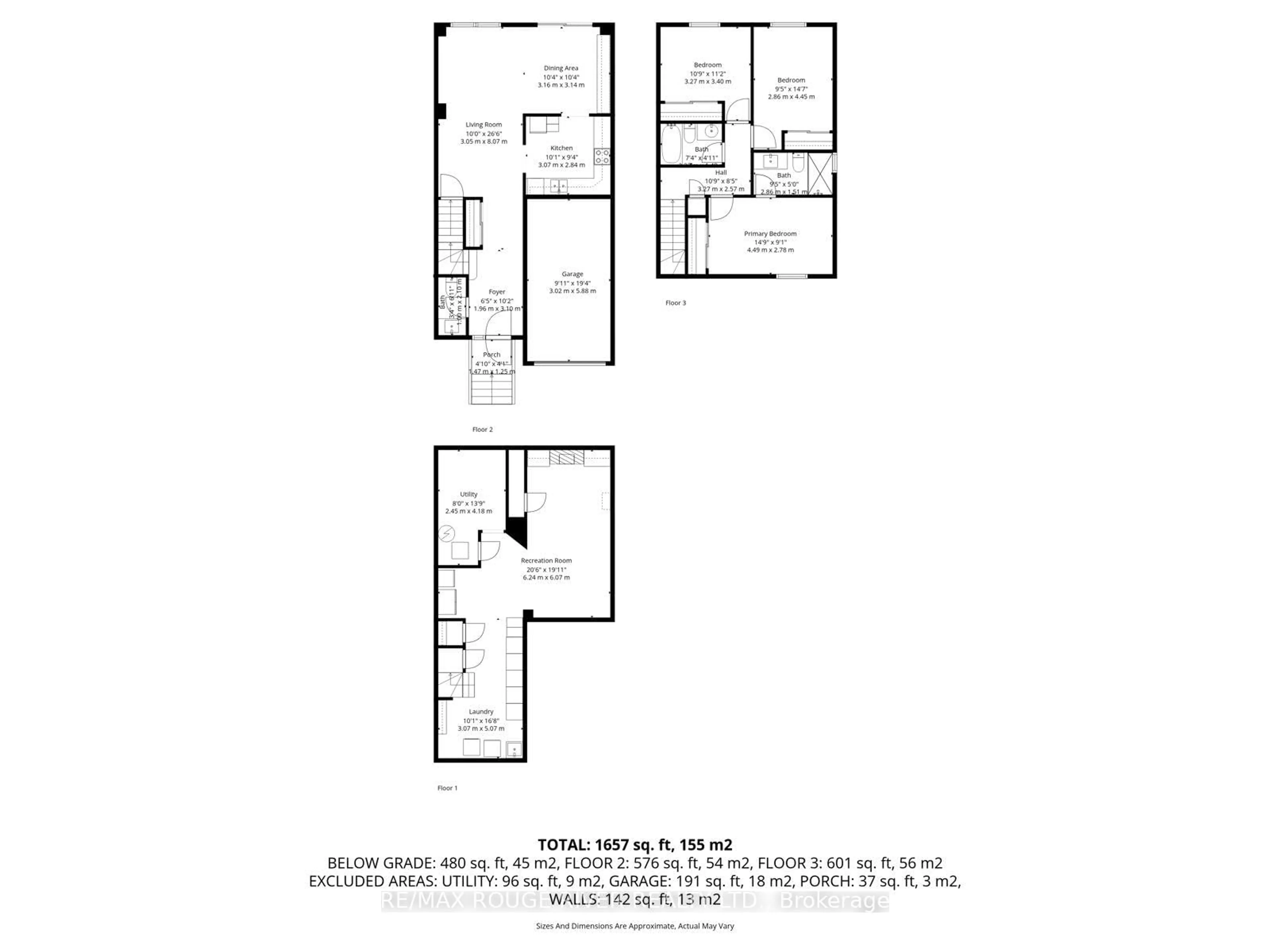 Floor plan for 17 Wallace Dr, Whitby Ontario L1N 9G9