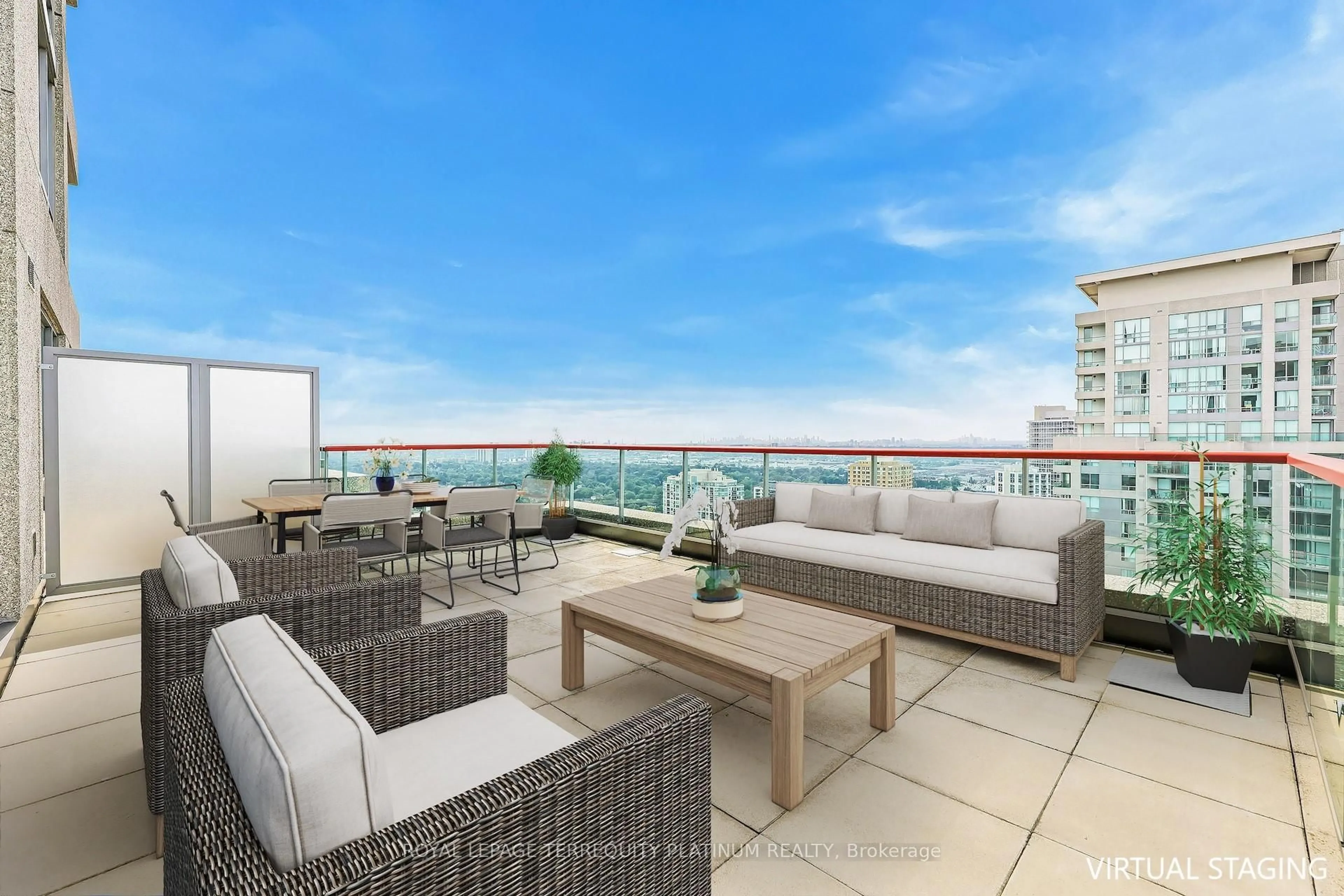 Patio, water/lake/river/ocean view for 60 Brian Harrison Way #PH 3403, Toronto Ontario M1P 5J5