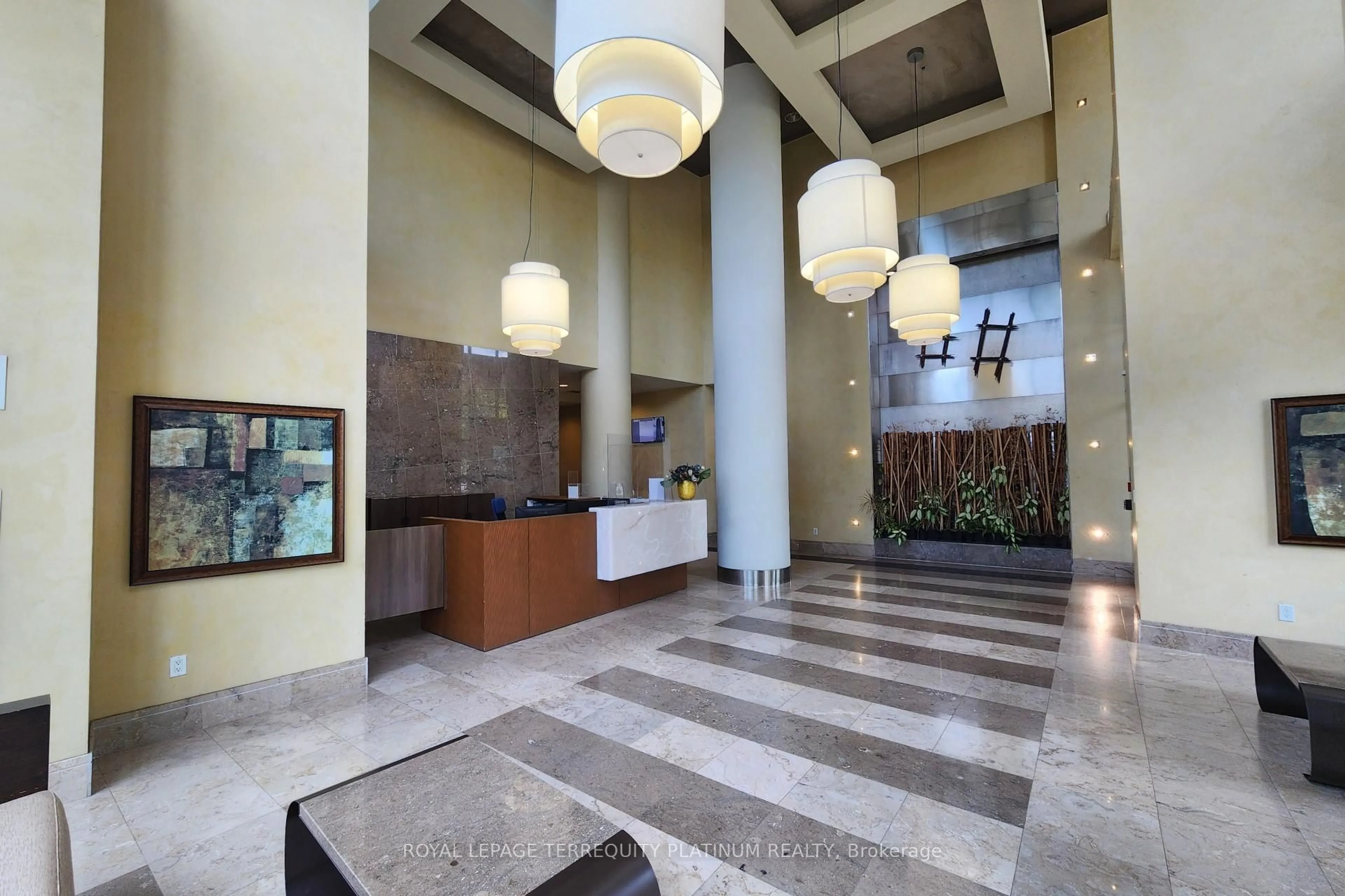 Lobby for 60 Brian Harrison Way #PH 3403, Toronto Ontario M1P 5J5
