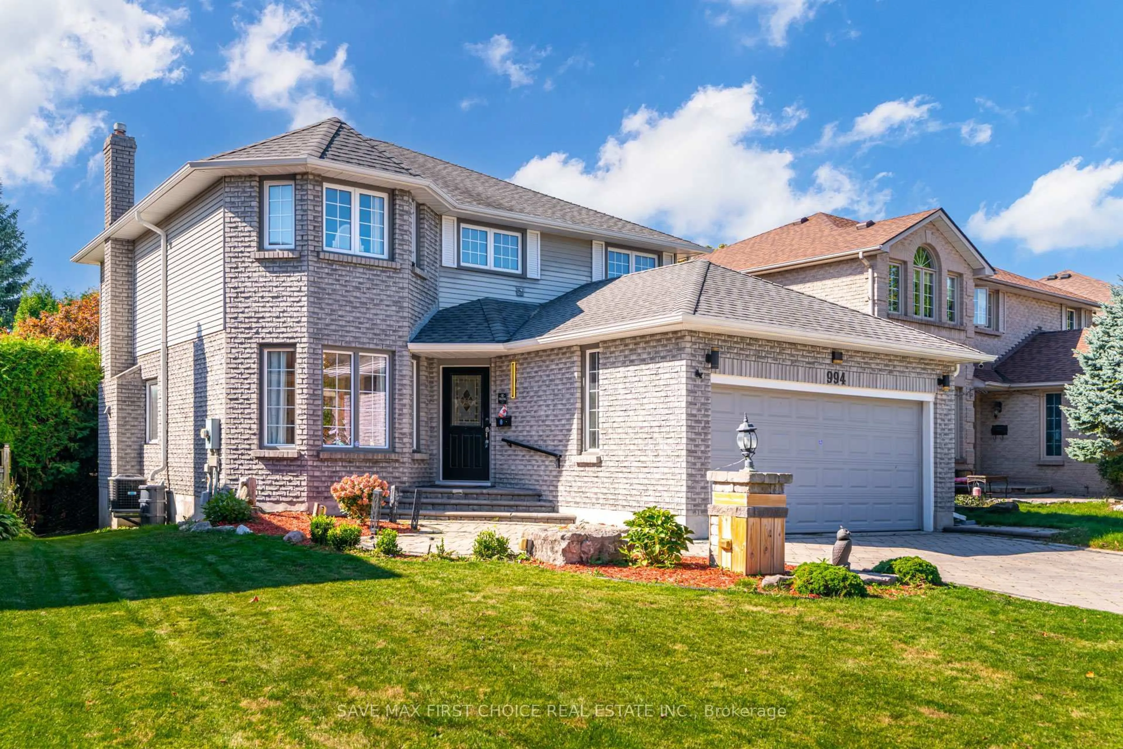 Home with brick exterior material, street for 994 Copperfield Dr, Oshawa Ontario L1K 1S4
