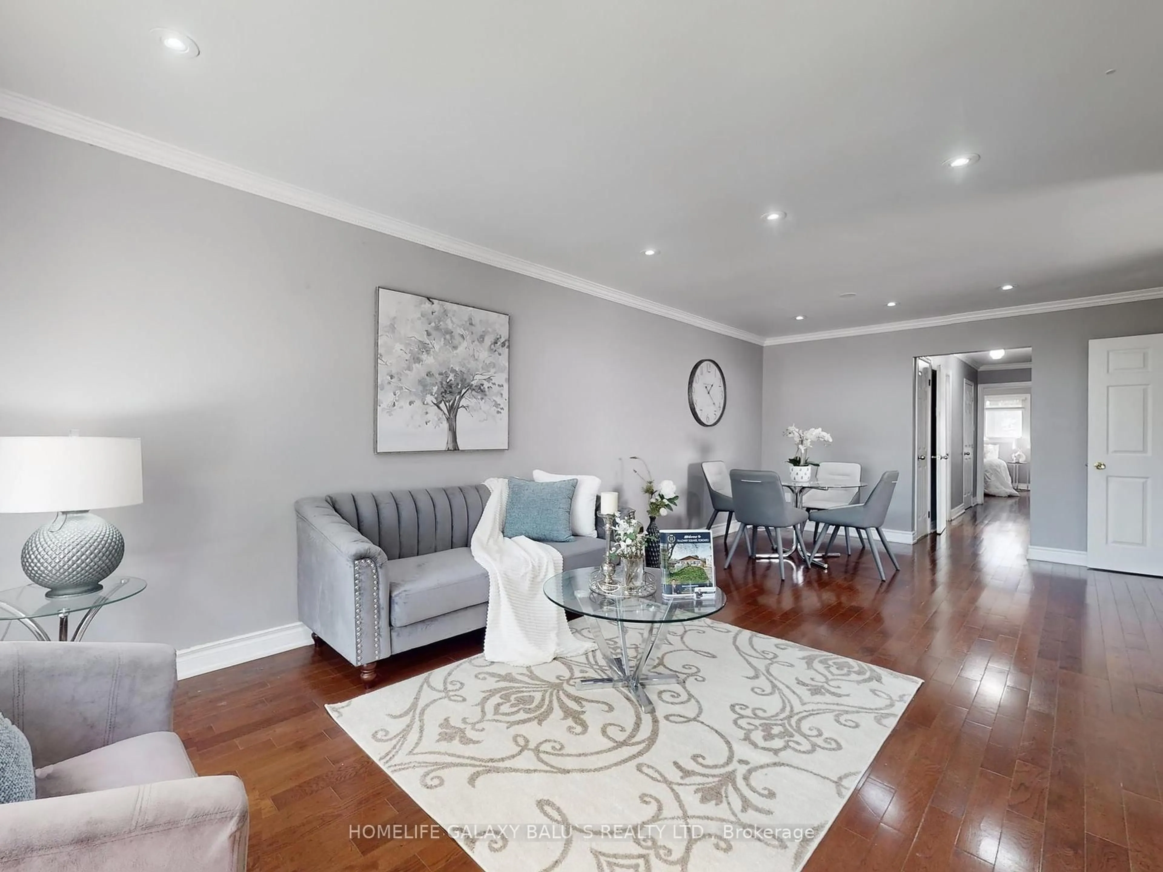 Living room with furniture, unknown for 76 Lowry Sq, Toronto Ontario M1B 1N6