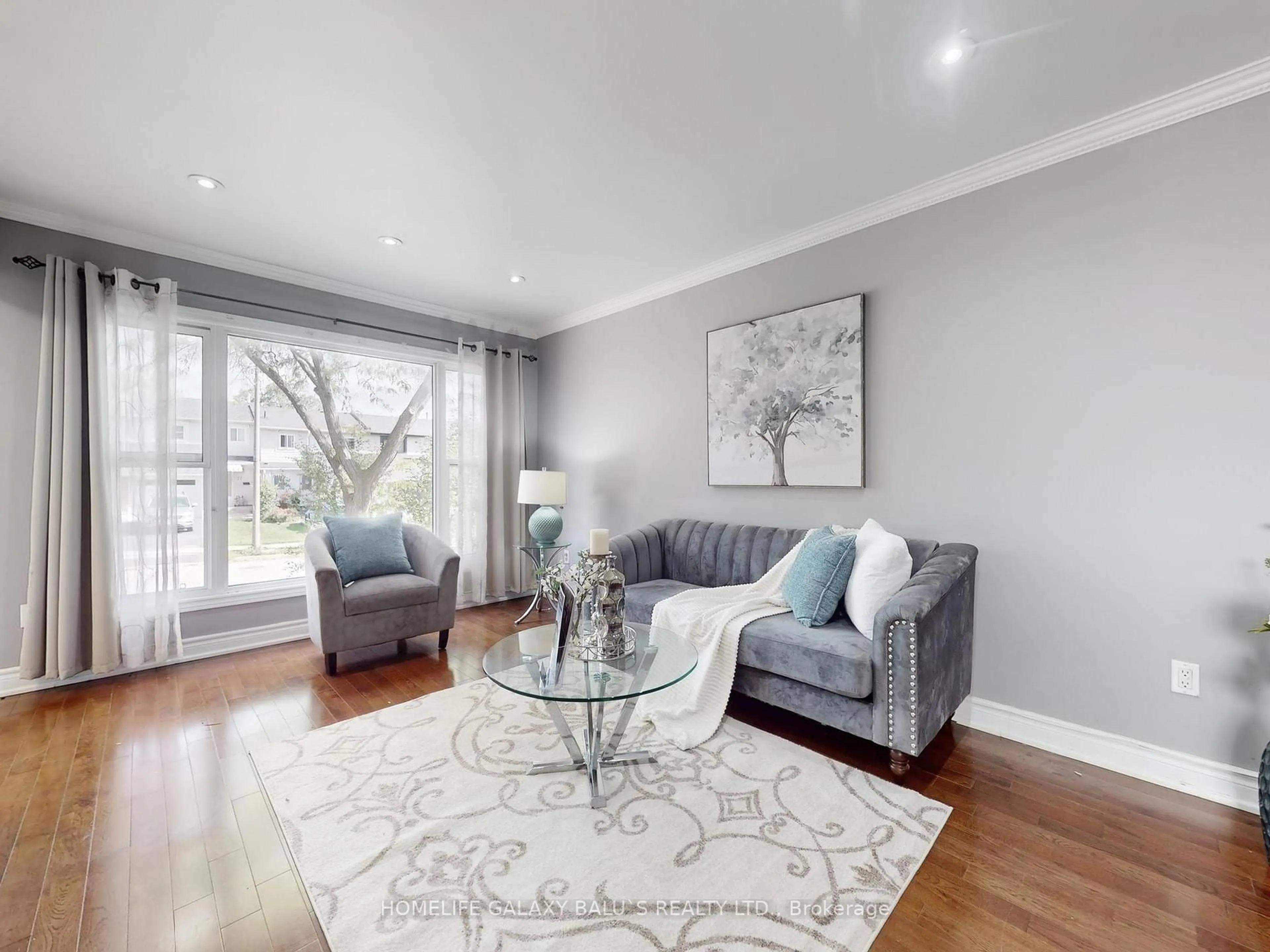 Living room with furniture, unknown for 76 Lowry Sq, Toronto Ontario M1B 1N6