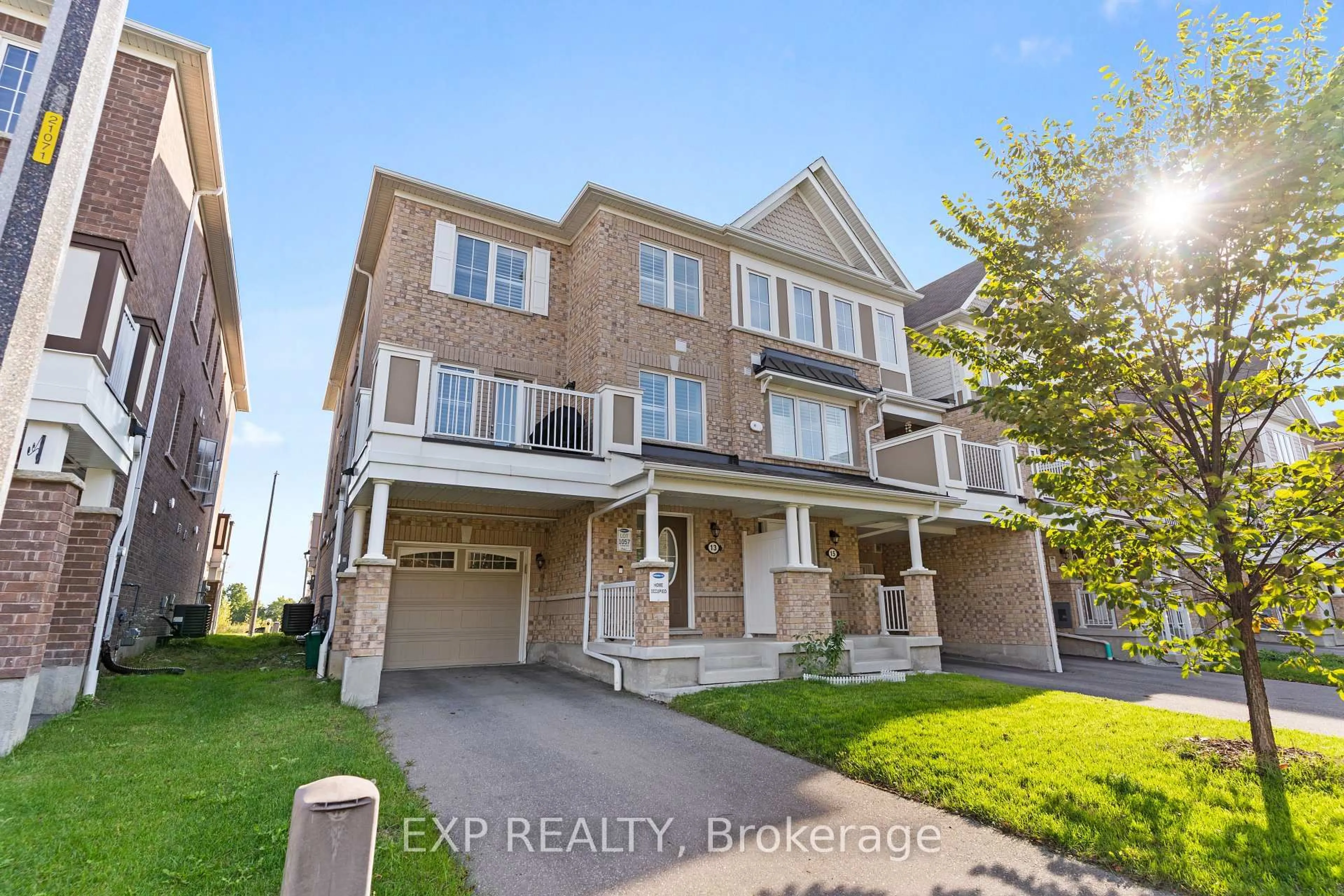 A pic from outside/outdoor area/front of a property/back of a property/a pic from drone, street for 13 Goldeye St, Whitby Ontario L1P 0E5
