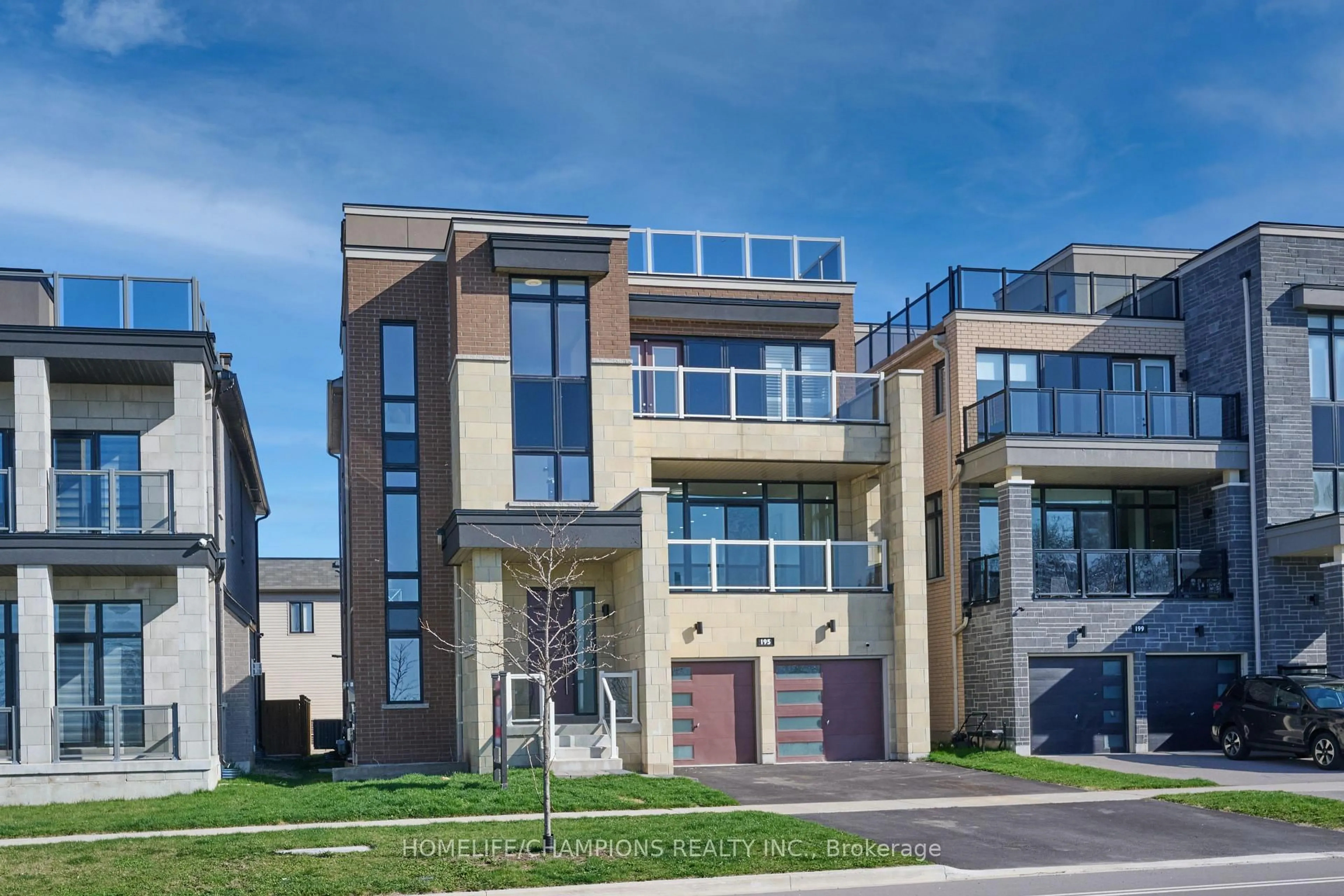 Home with brick exterior material, street for 195 Port Darlington Rd, Clarington Ontario L1C 2W3
