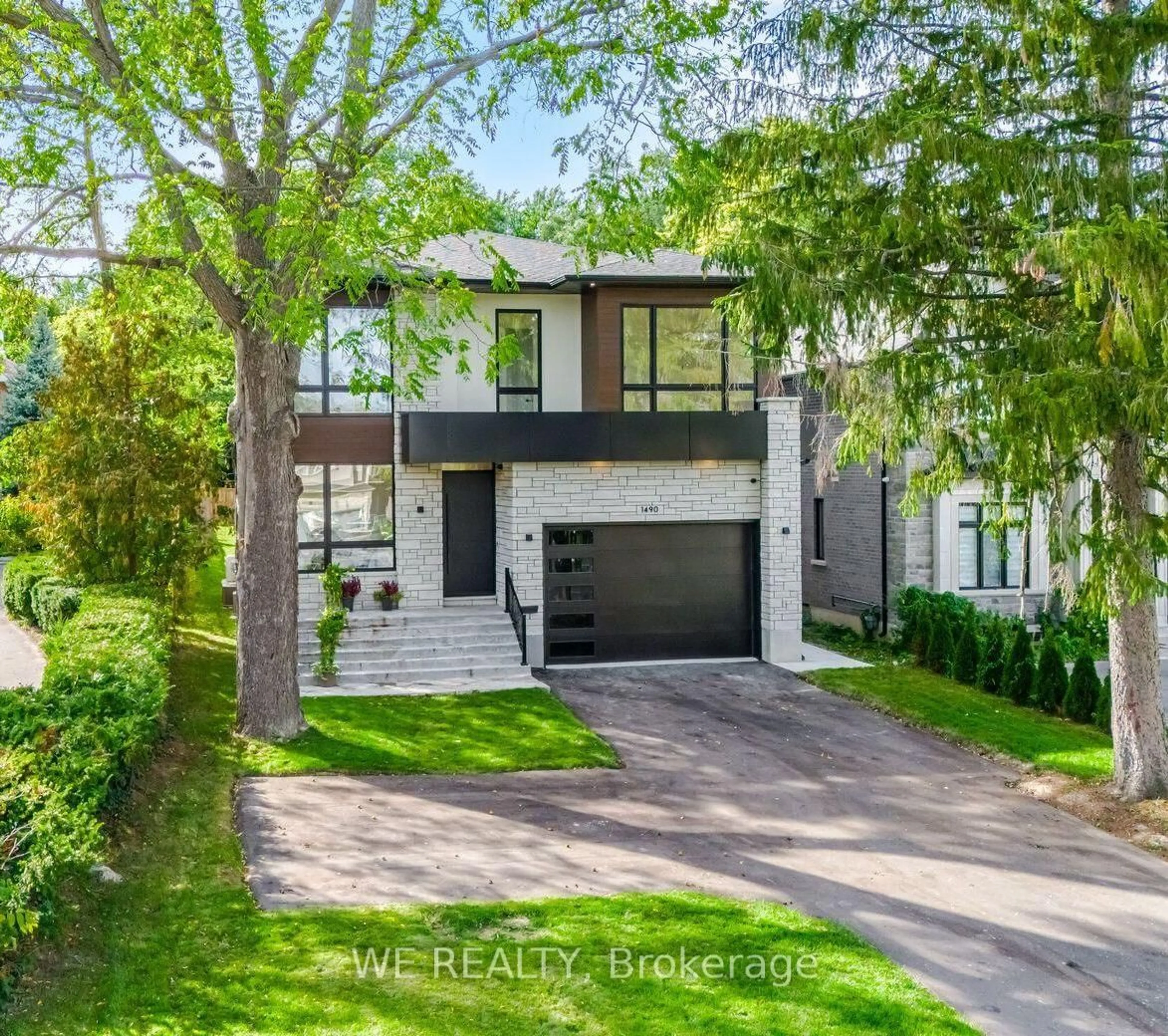 Home with brick exterior material, street for 1490 Rosebank Rd, Pickering Ontario L1V 1P4