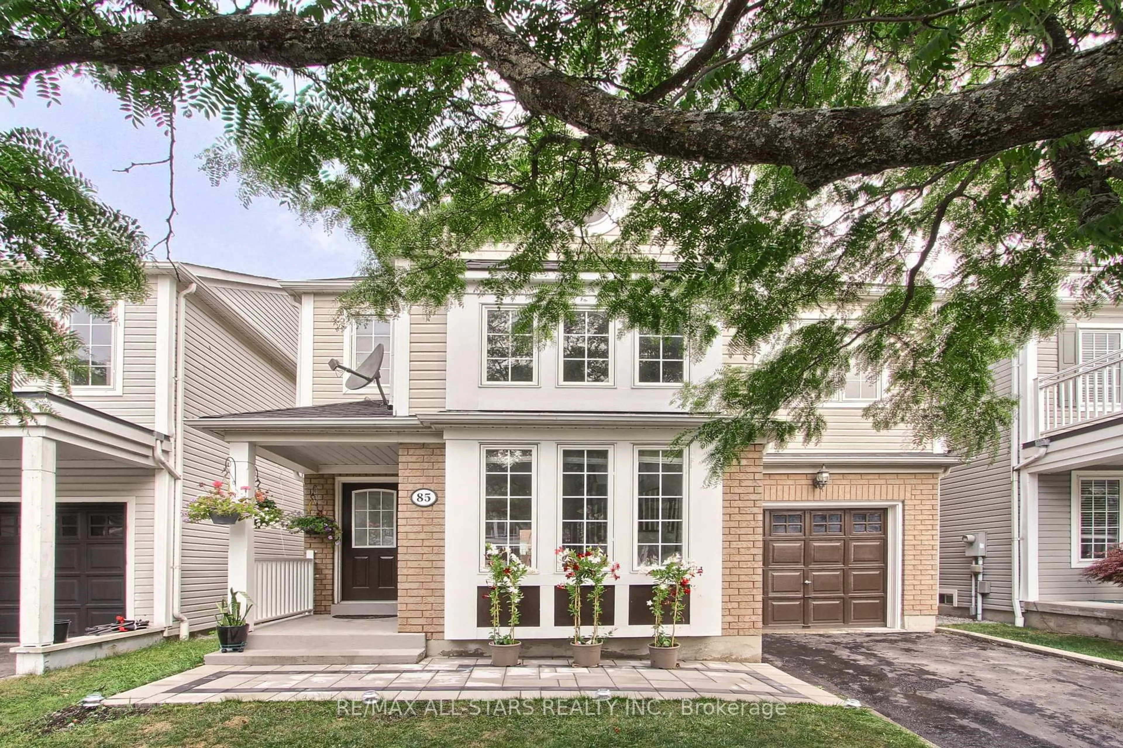 Home with brick exterior material, street for 85 Handley Cres, Ajax Ontario L1Z 1M3