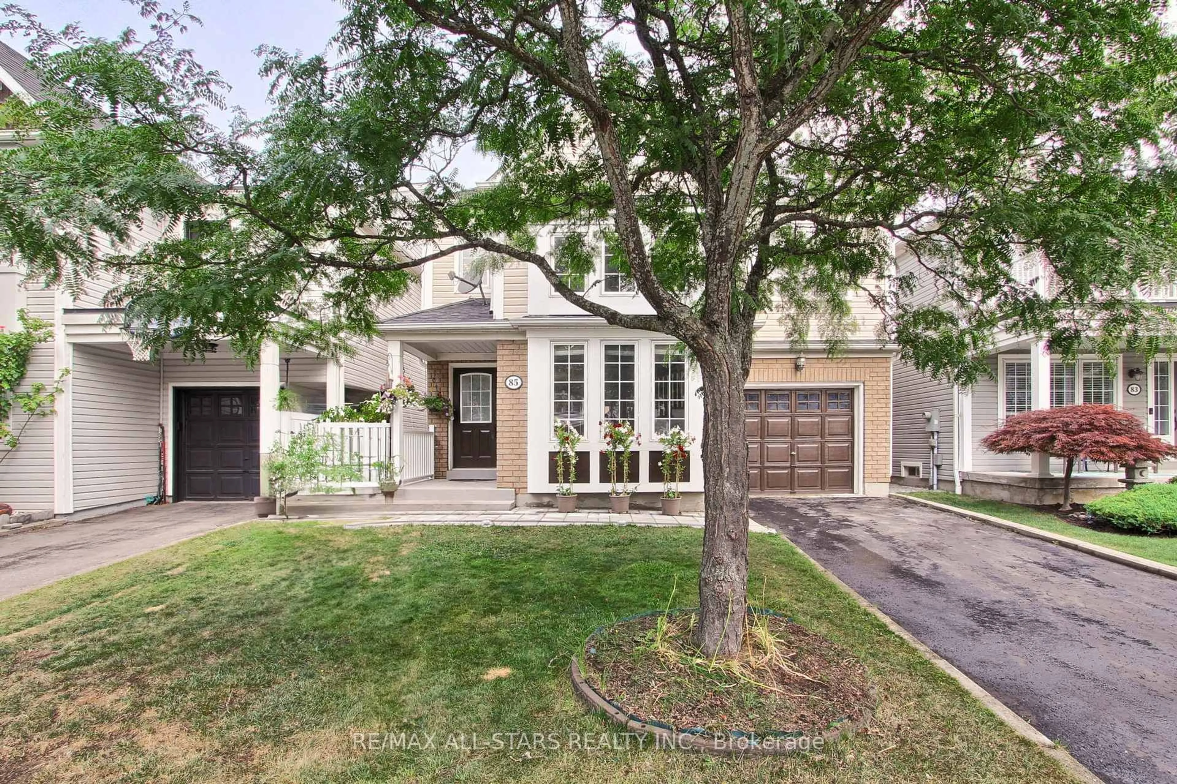 Home with brick exterior material, street for 85 Handley Cres, Ajax Ontario L1Z 1M3