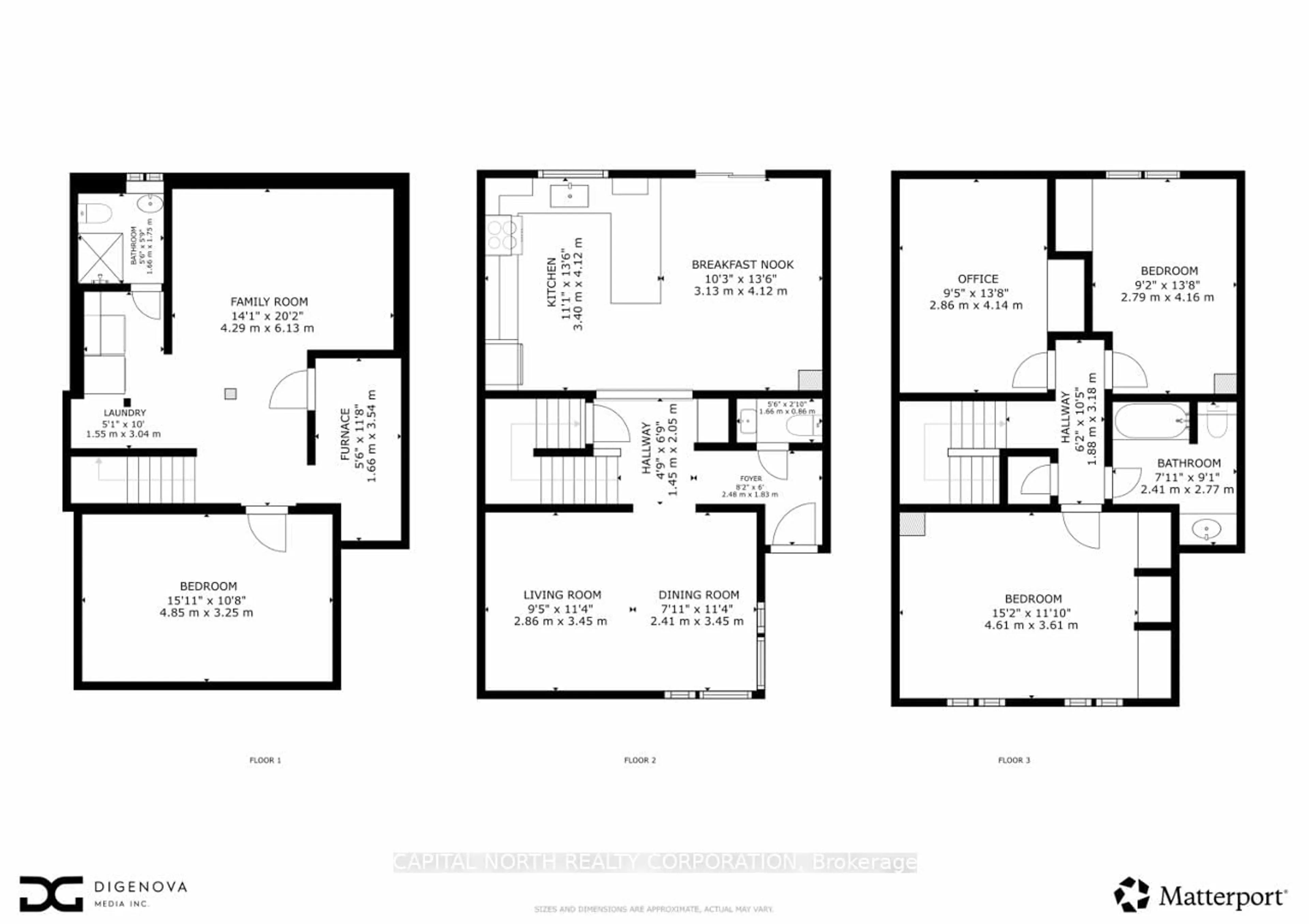 Floor plan for 63 Pondtail Dr, Toronto Ontario M1V 1Z3