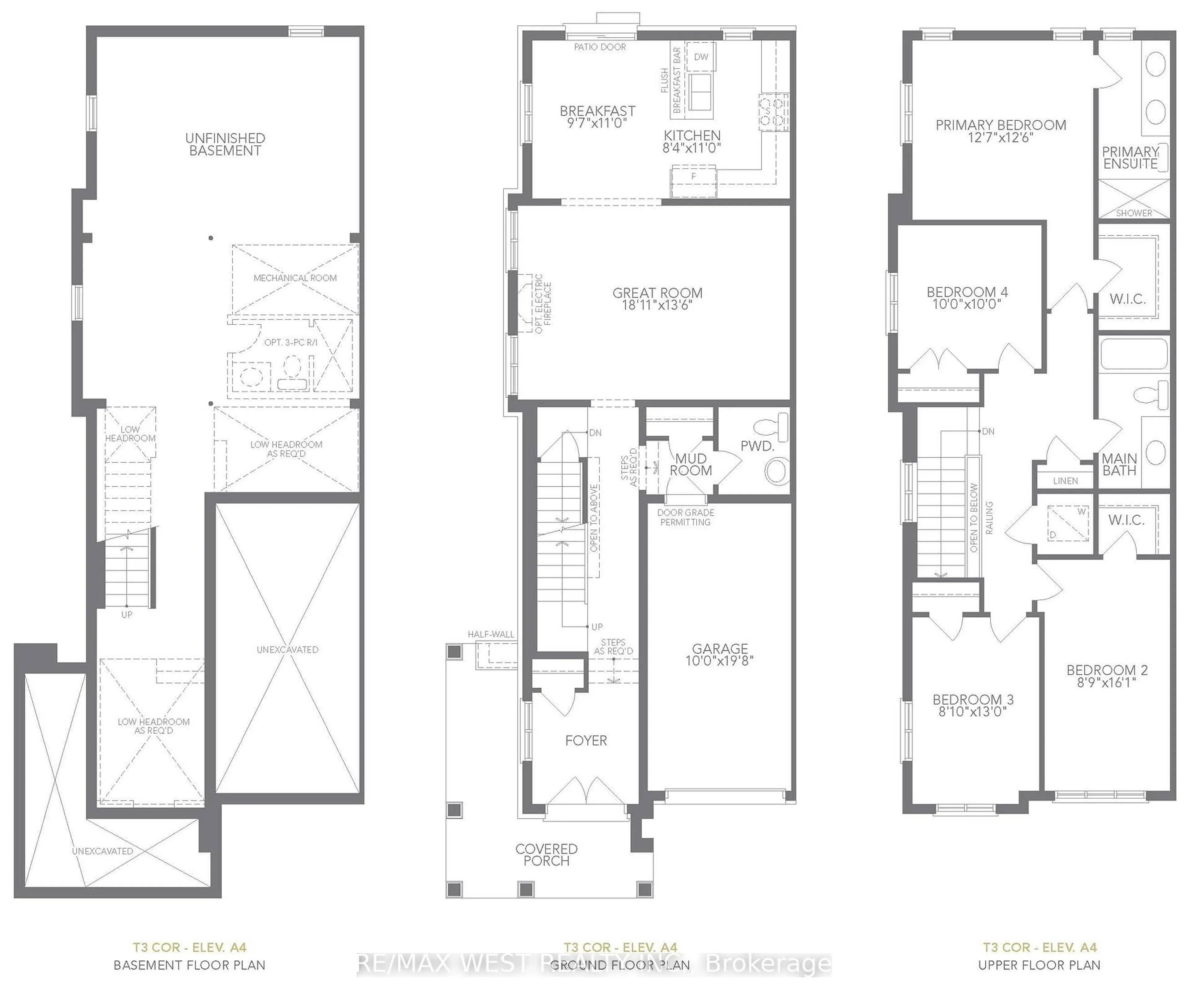 Floor plan for 1467 Wheatcroft Dr, Oshawa Ontario L1H 8L7
