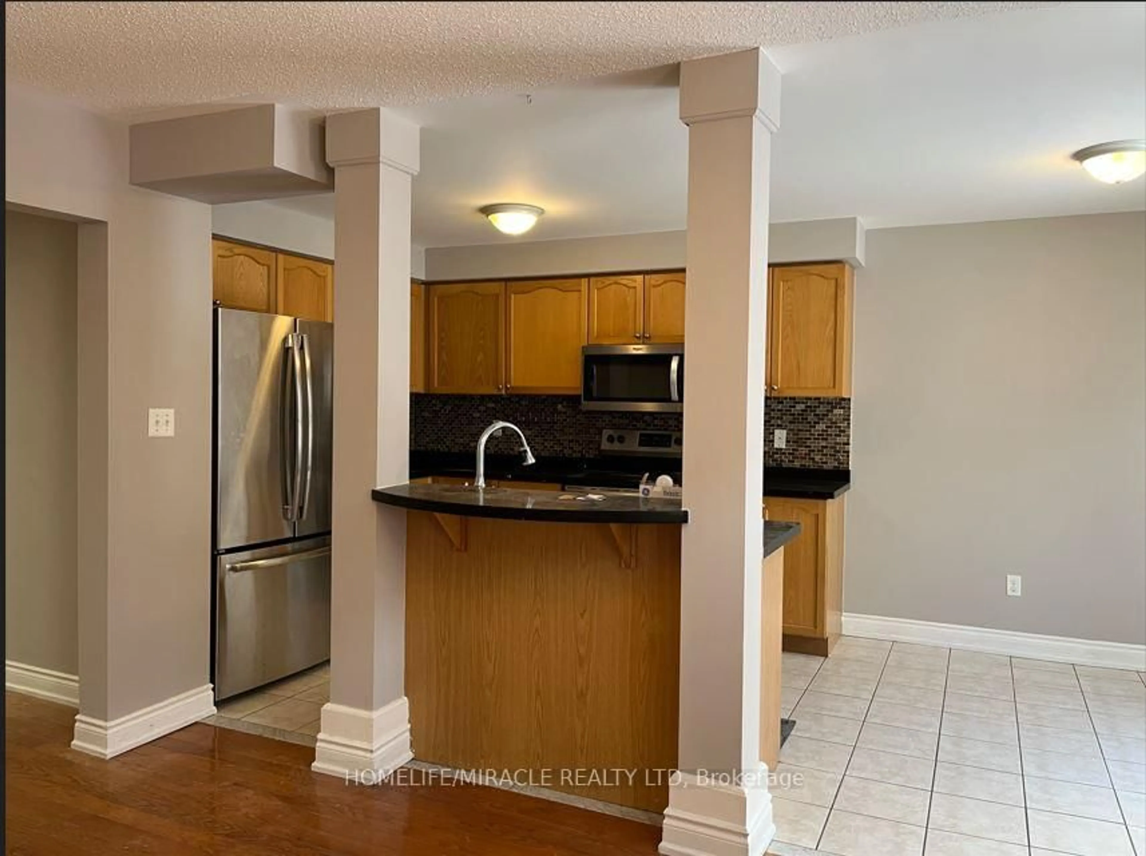 Open concept kitchen, ceramic/tile floor for 81 Vessel Cres, Toronto Ontario M1C 5K6