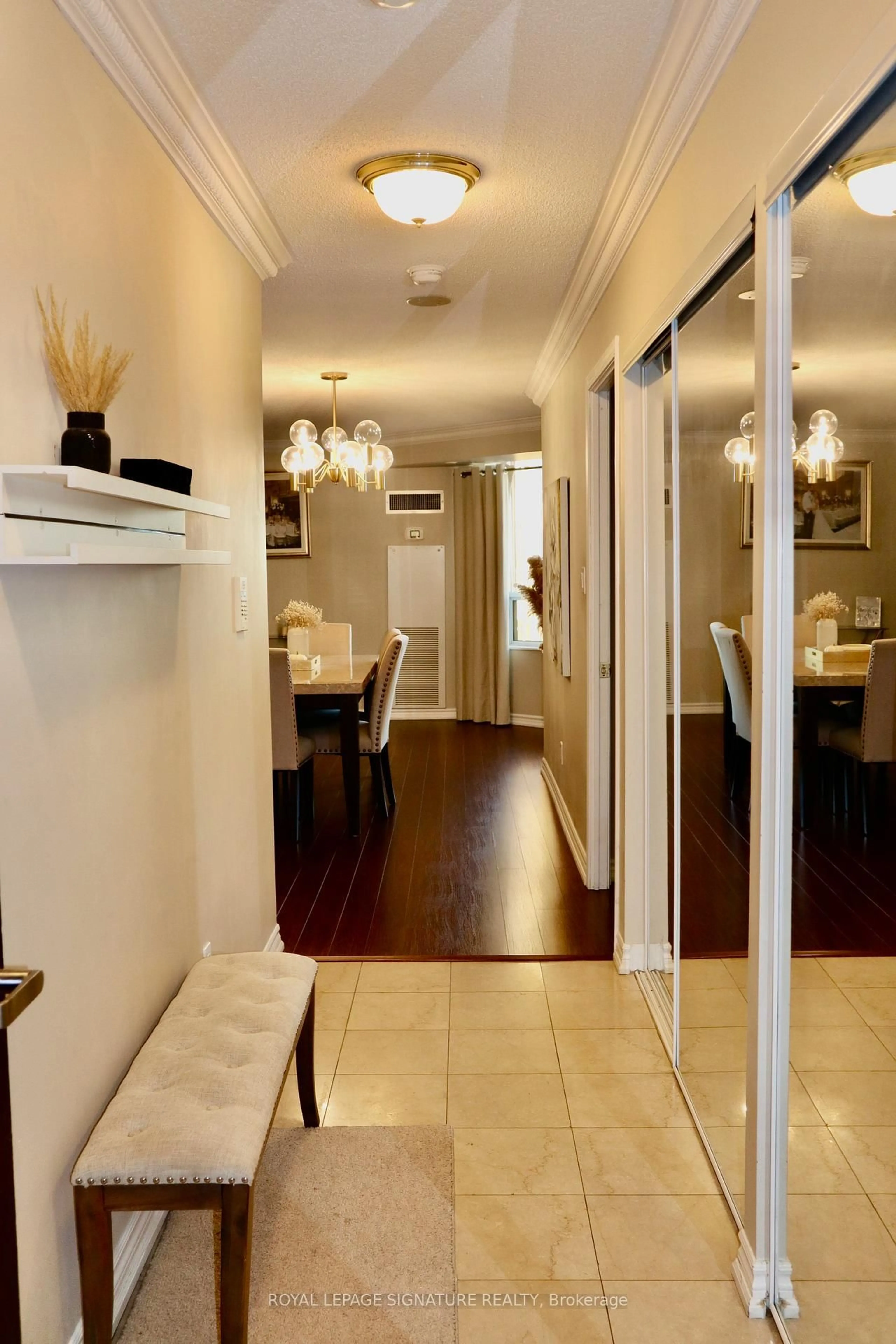 Indoor entryway for 1883 McNicoll Ave #801, Toronto Ontario M1V 5E9