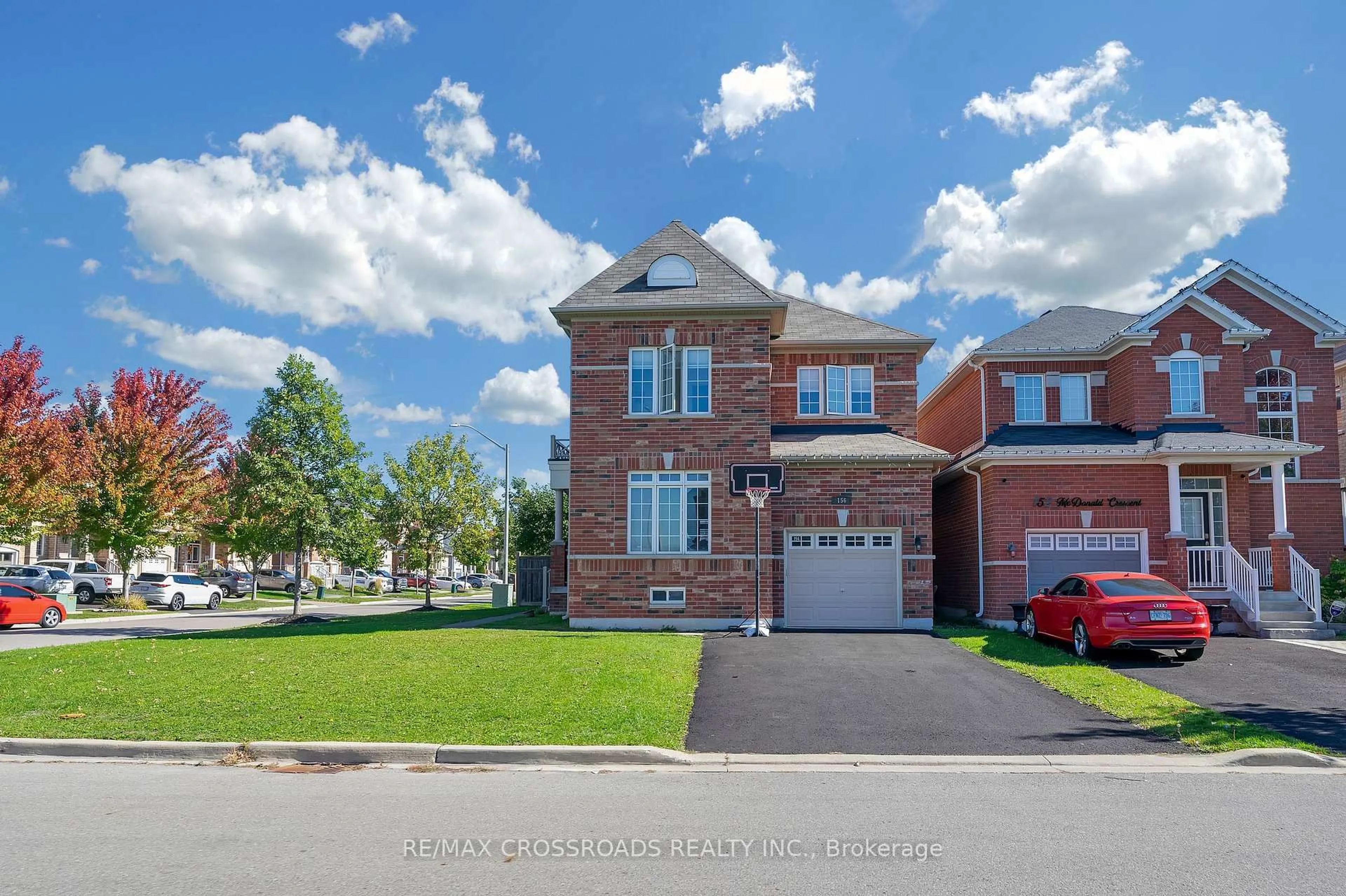 Home with brick exterior material, street for 156 Mcdonald Cres, Clarington Ontario L1B 0C9