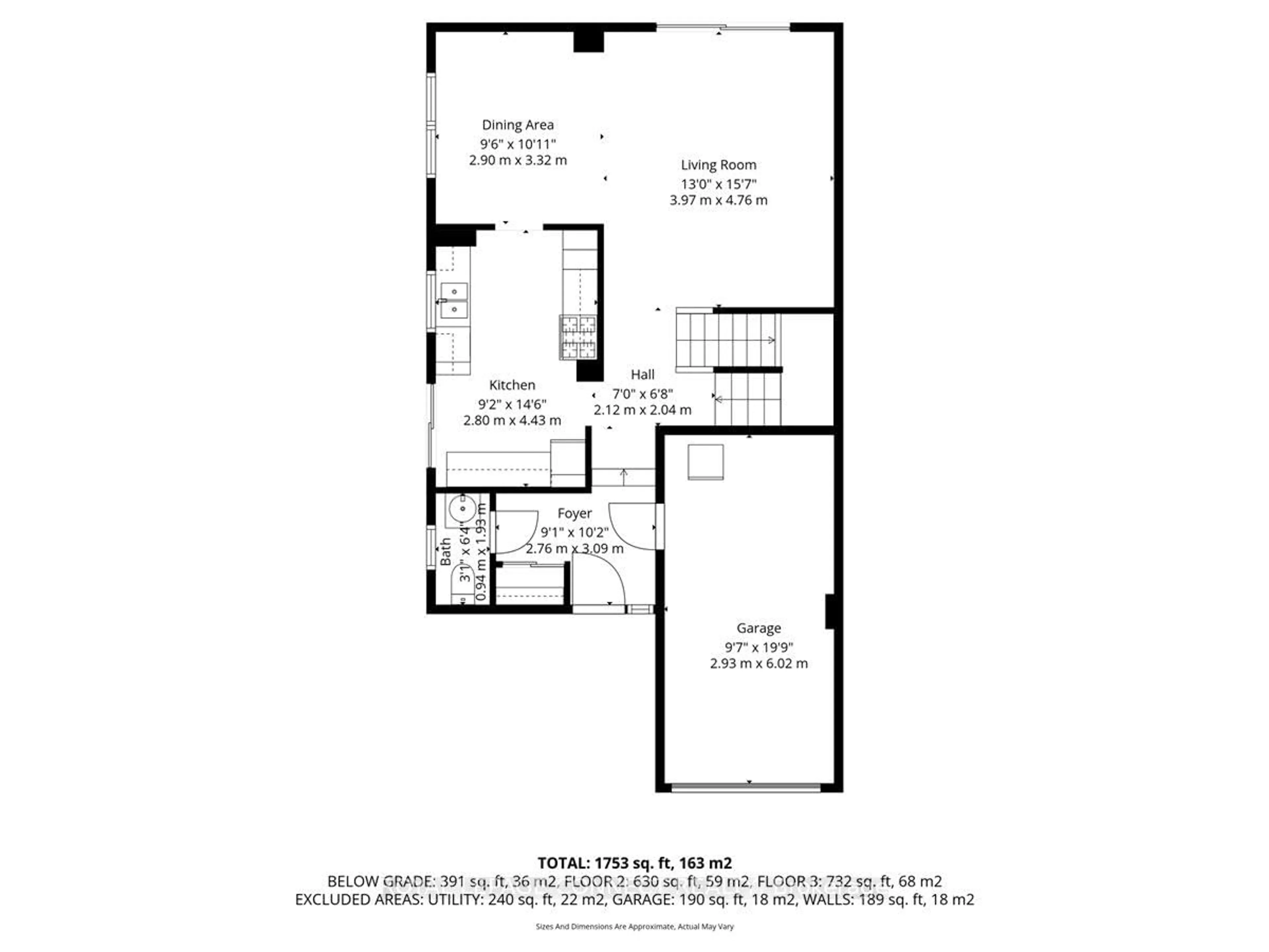 Floor plan for 1800 Shadybrook Dr, Pickering Ontario L1V 3A5