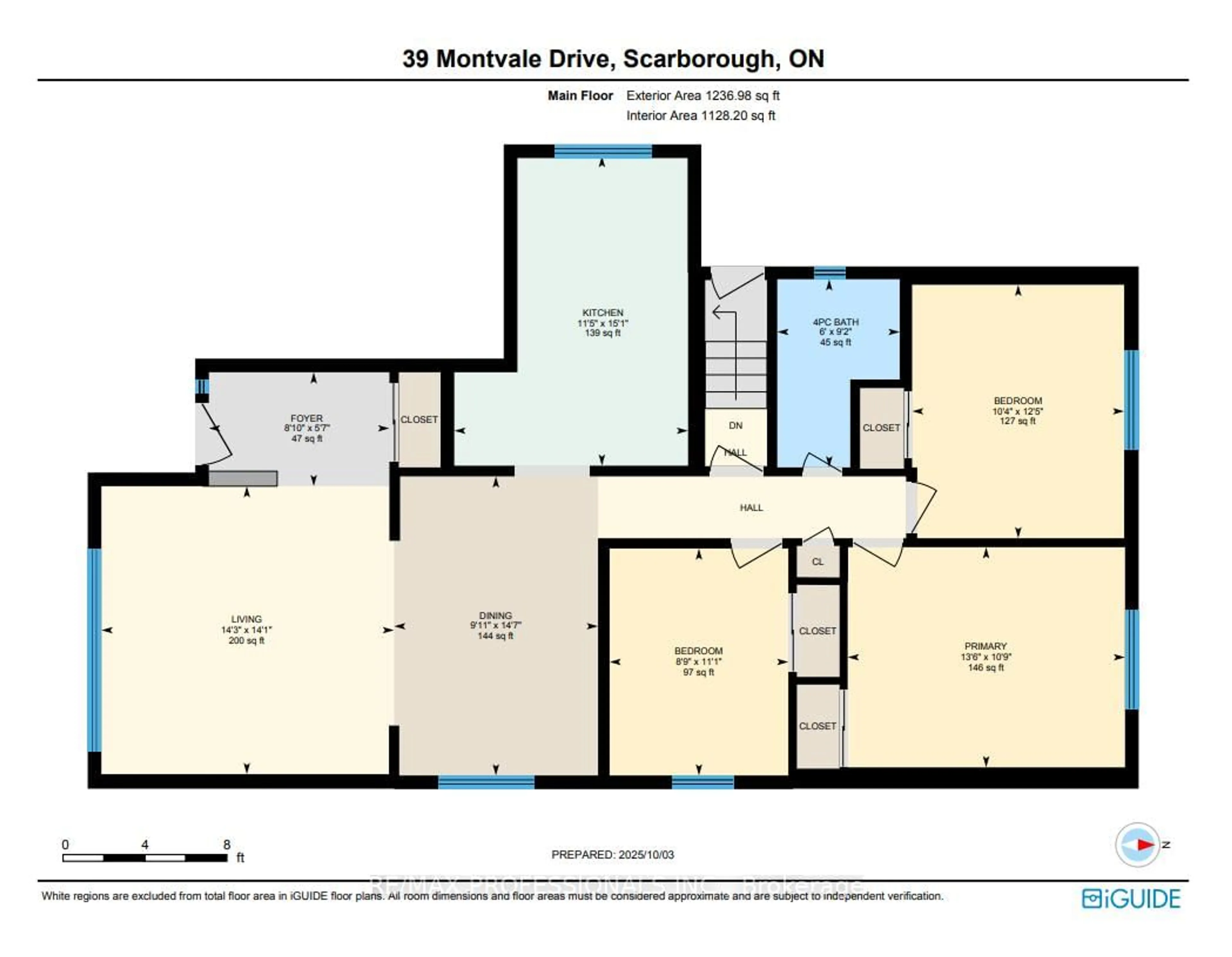 Floor plan for 39 Montvale Dr, Toronto Ontario M1M 3E5