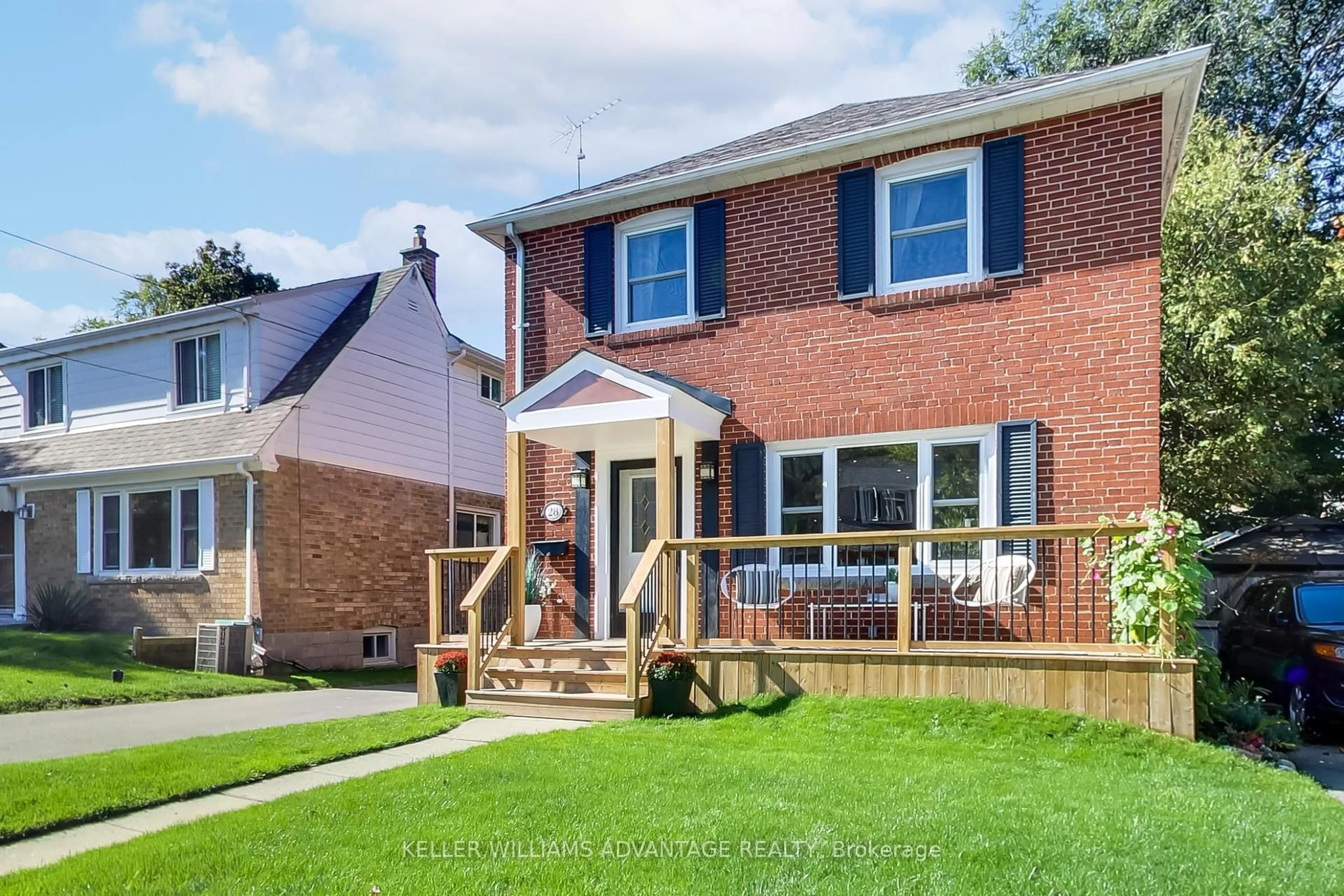 Home with brick exterior material, street for 28 Avalon Blvd, Toronto Ontario M1N 3J2