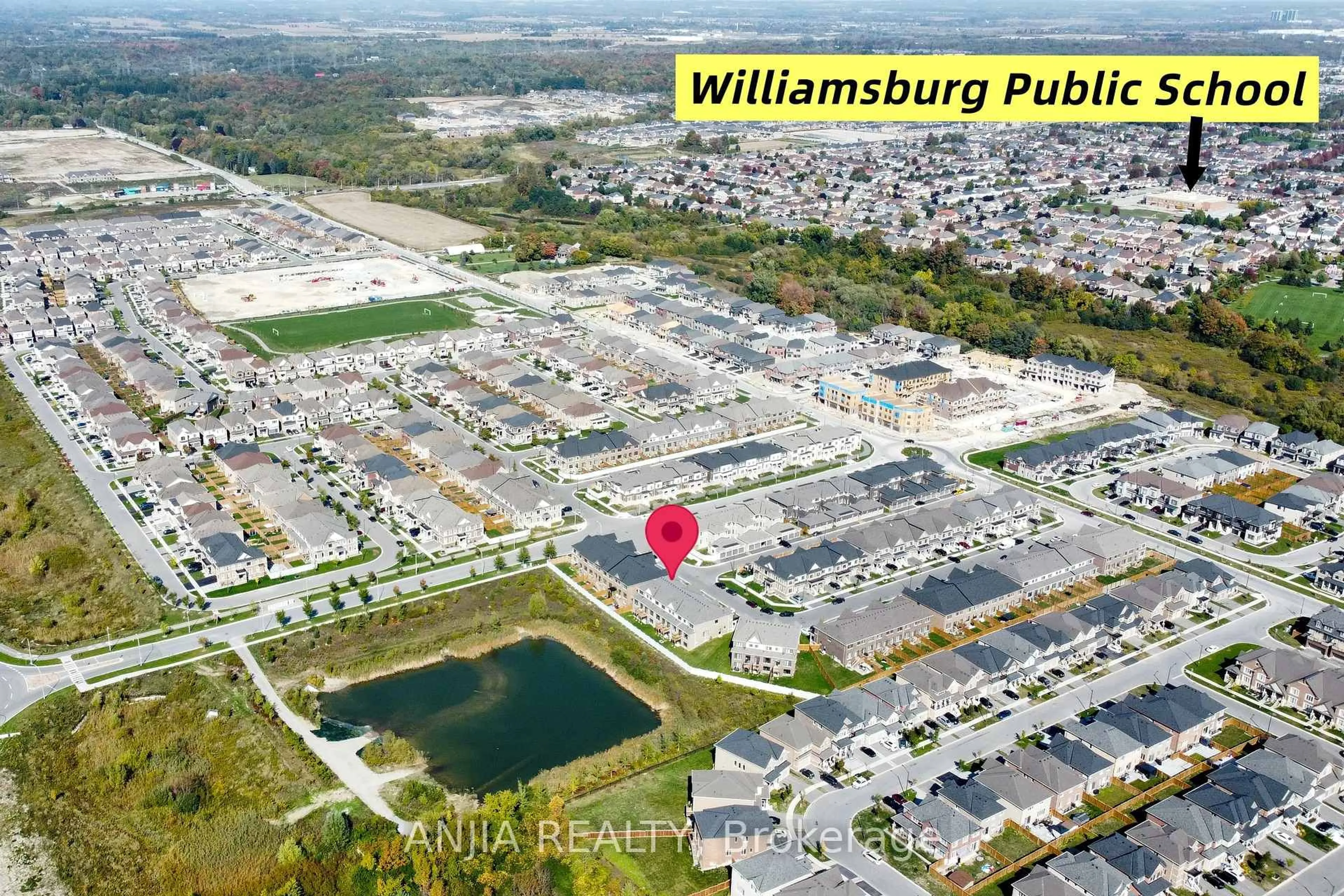 A pic from outside/outdoor area/front of a property/back of a property/a pic from drone, street for 16 Velvet Dr, Whitby Ontario L1P 0P6