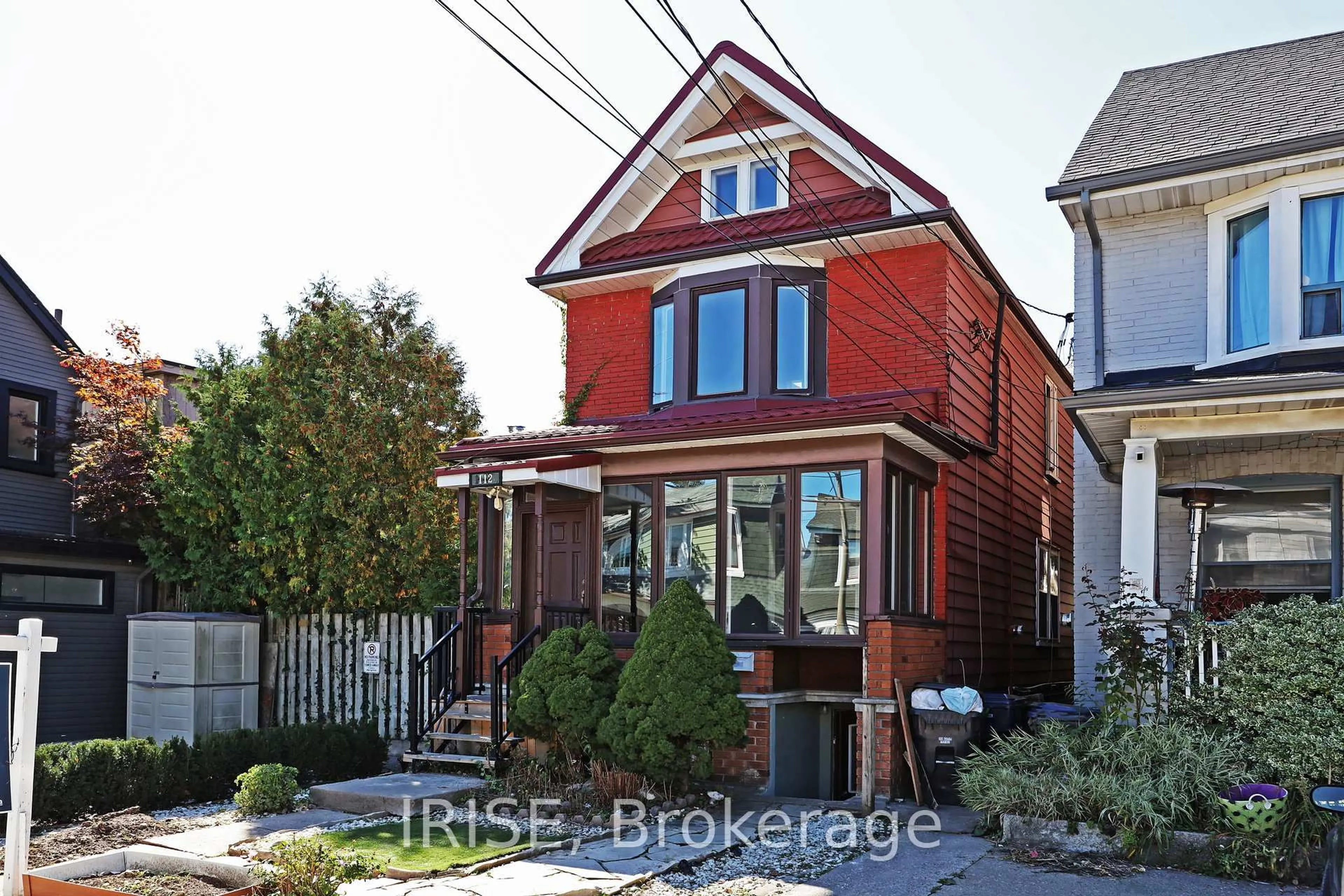 Home with brick exterior material, street for 112 Donlands Ave, Toronto Ontario M4J 3P4