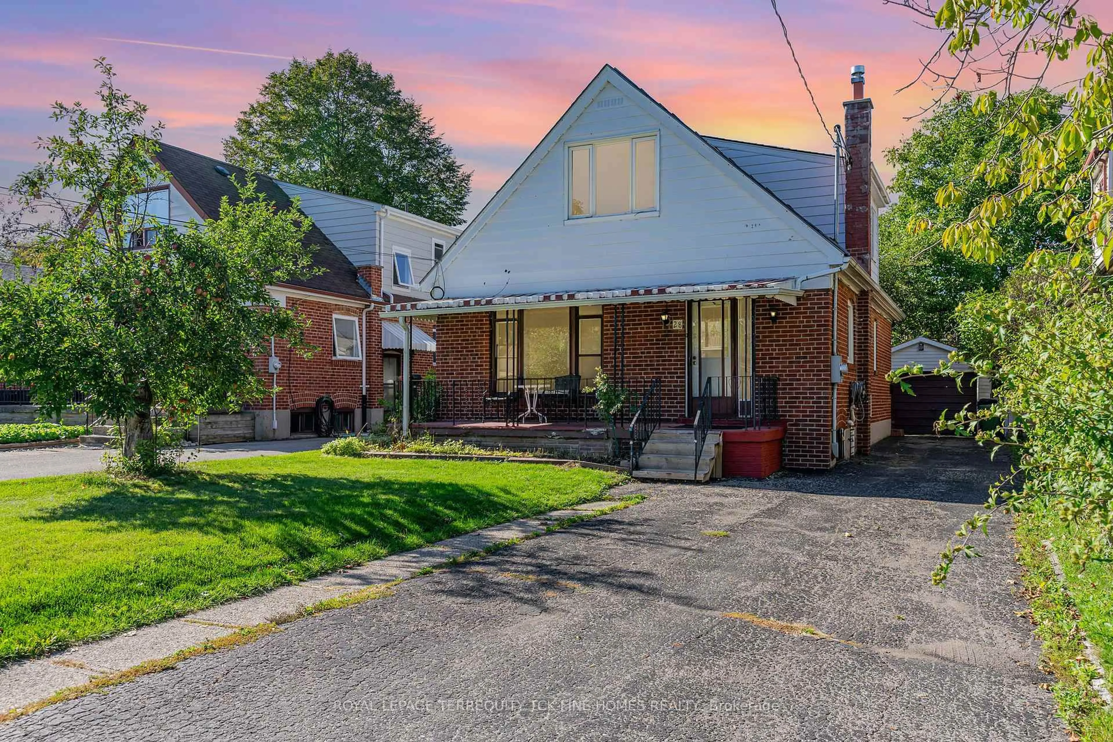 Home with brick exterior material, street for 28 Lynvalley Cres, Toronto Ontario M1R 2V3