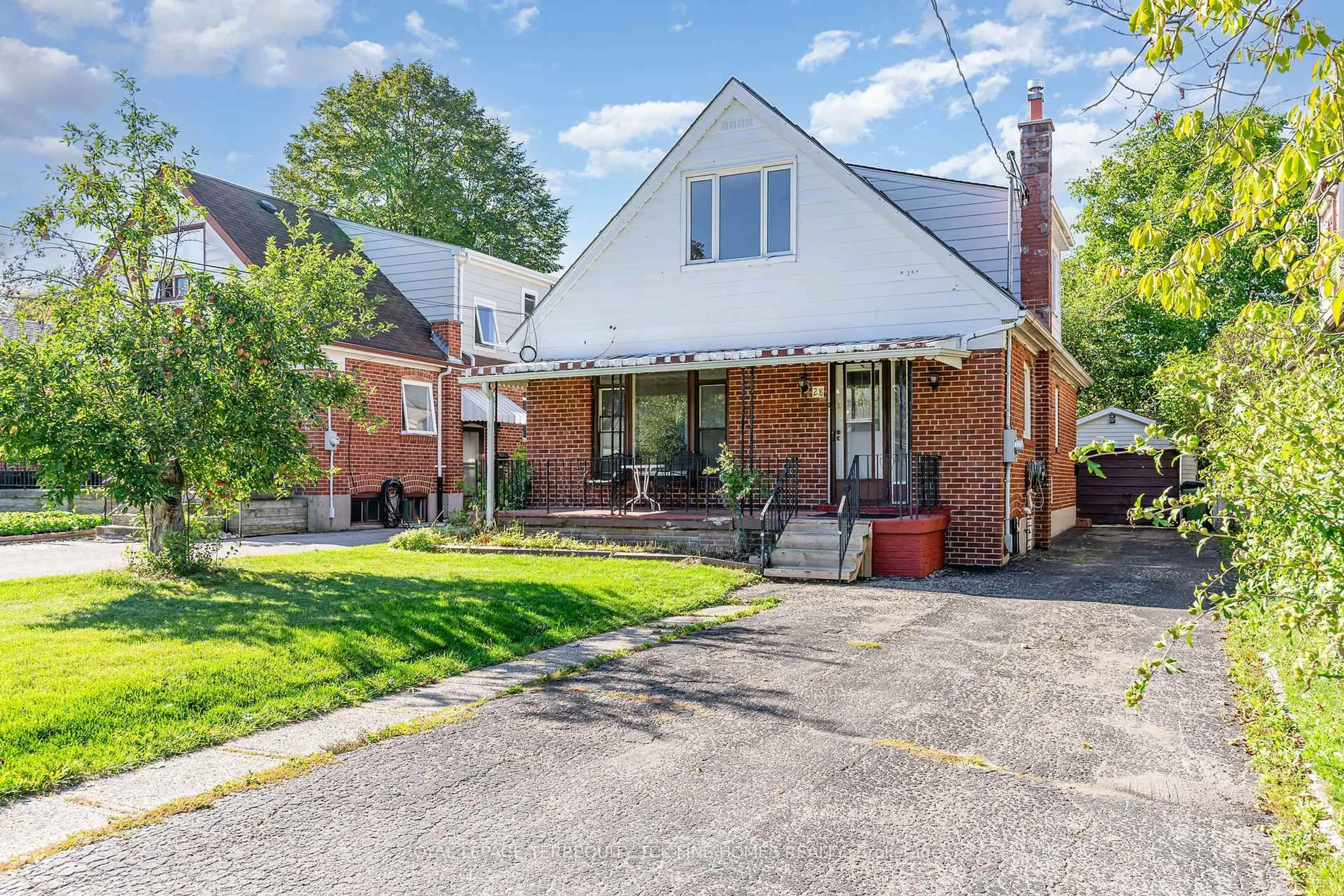 Home with brick exterior material, street for 28 Lynvalley Cres, Toronto Ontario M1R 2V3