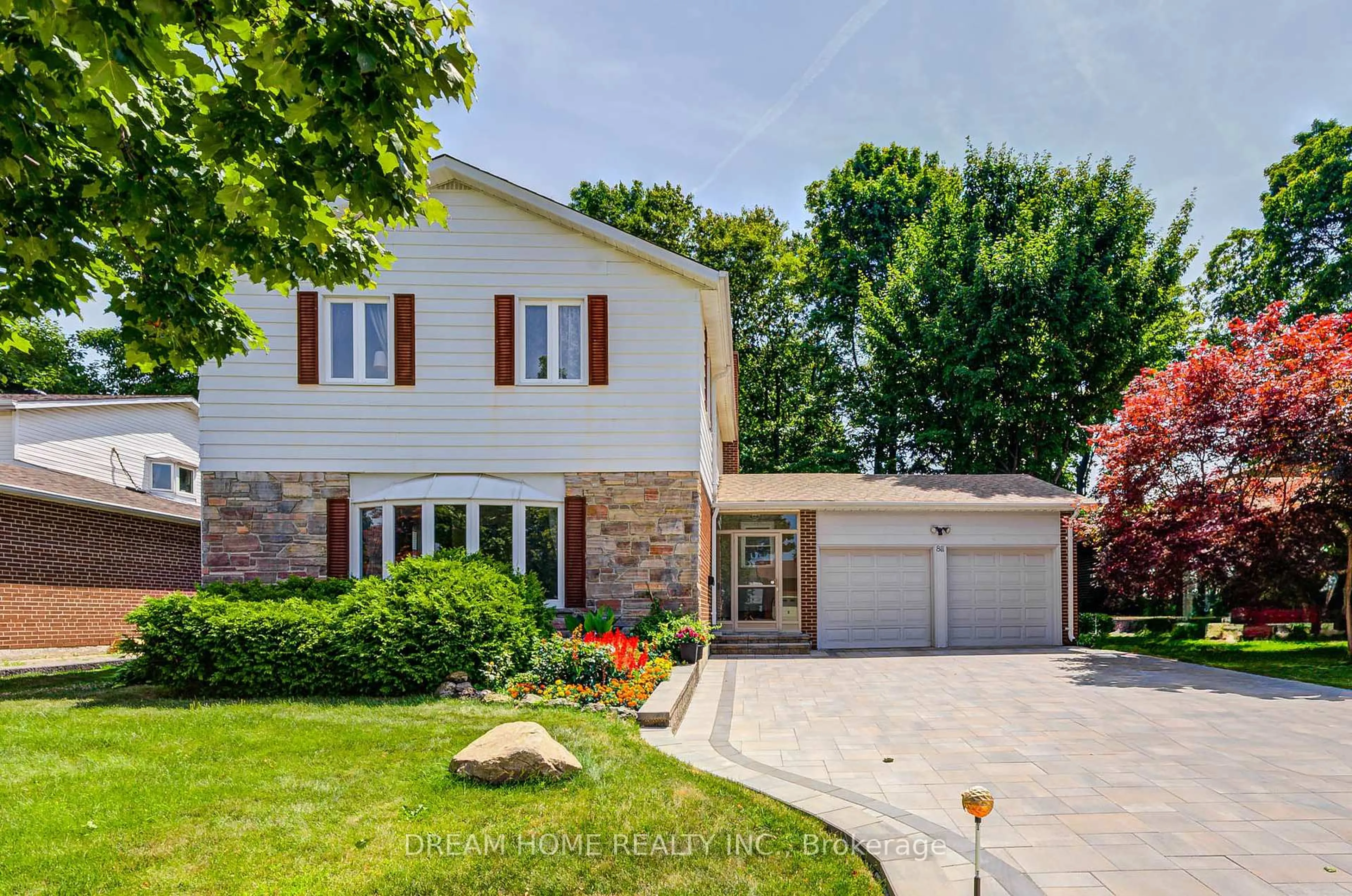 Home with brick exterior material, street for 811 Huntingwood Dr, Toronto Ontario M1T 2L8