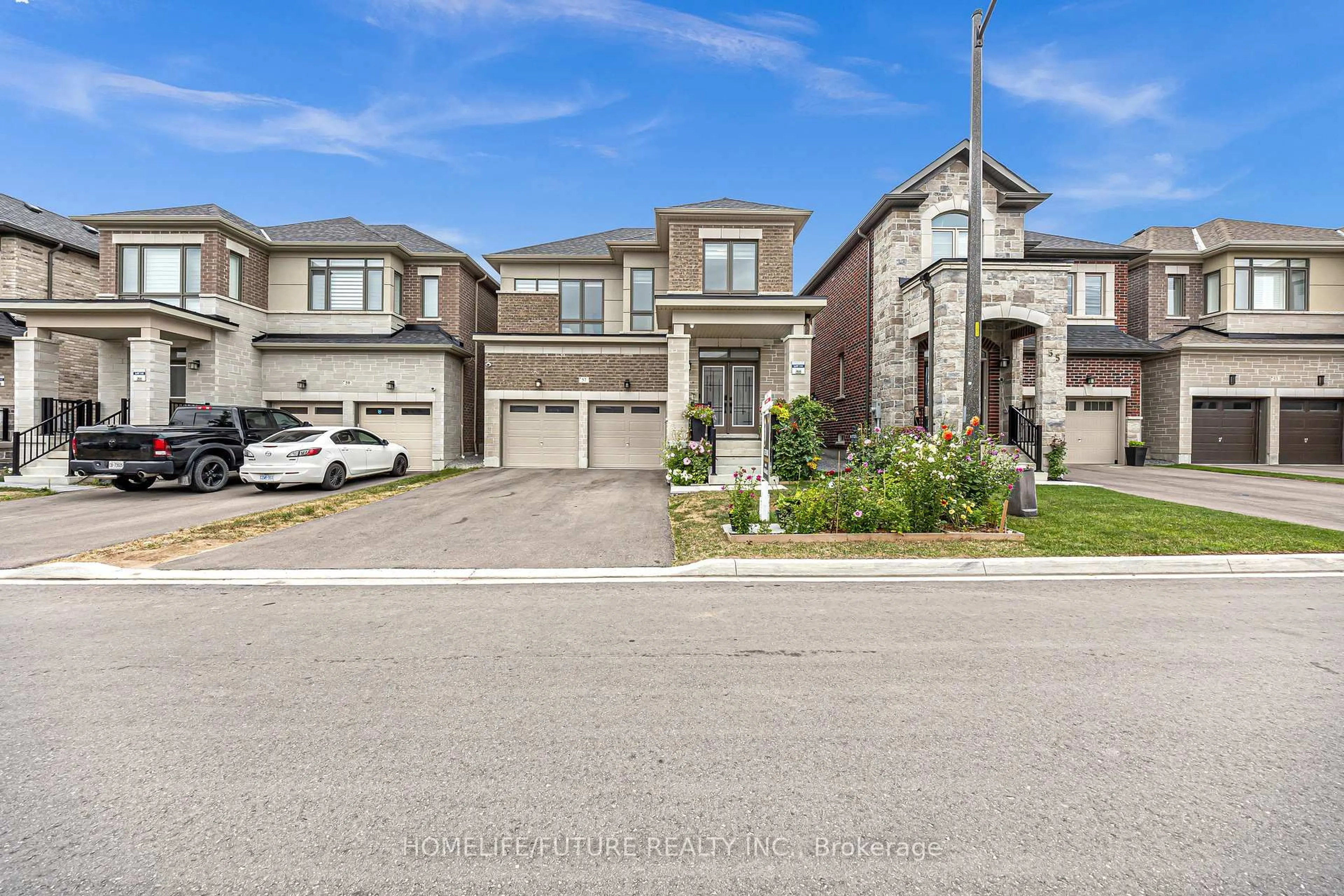 Home with brick exterior material, street for 57 Priory Dr, Whitby Ontario L1P 0L2